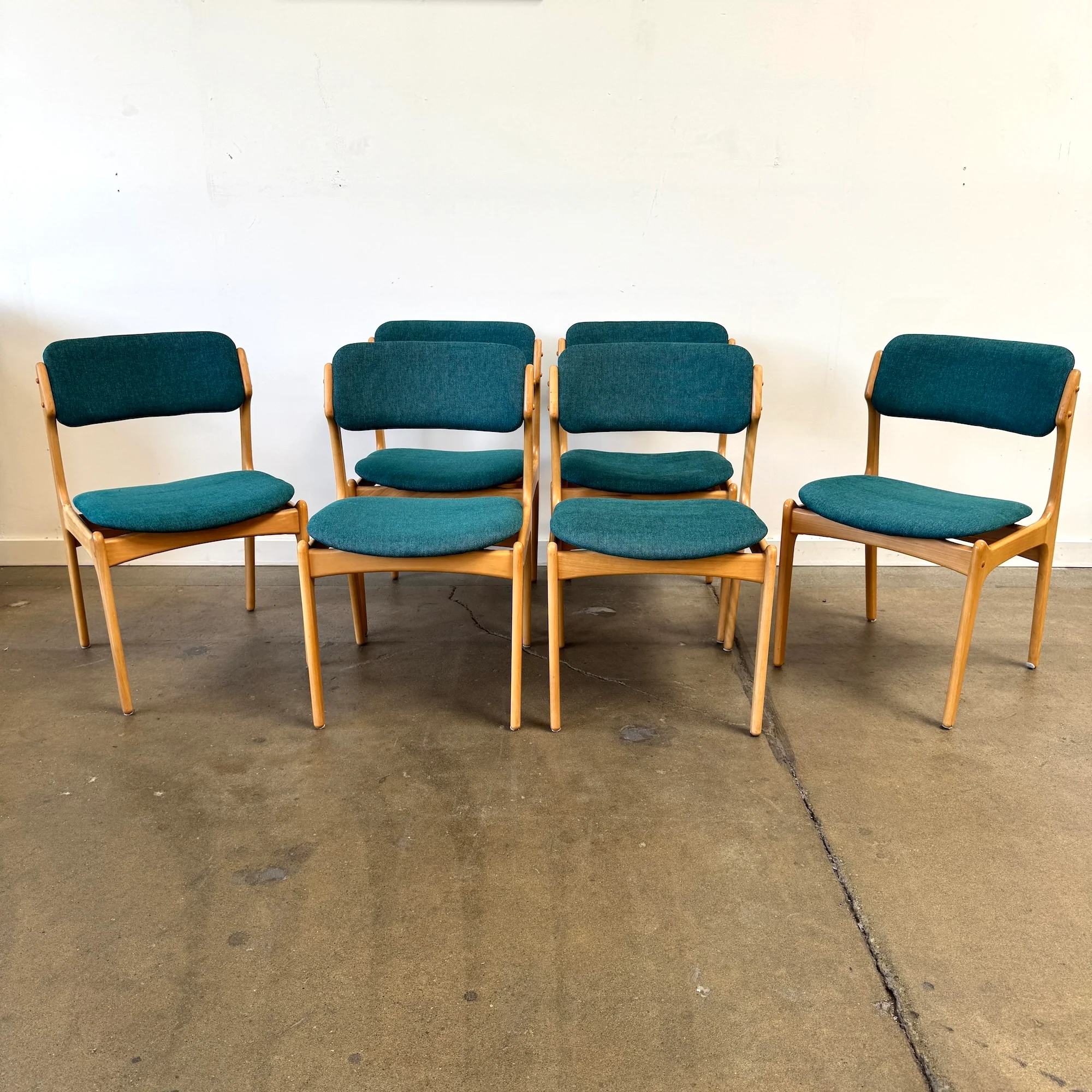 Danish Modern Erik Buch Model 49 Oakwood Dining chairs - Image 3