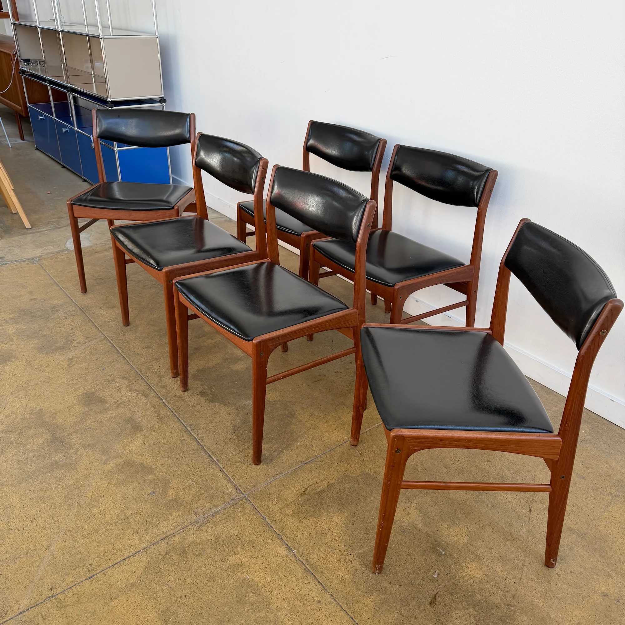 Danish Modern Erik Buch teak dining chairs - Set of 6 - Image 3