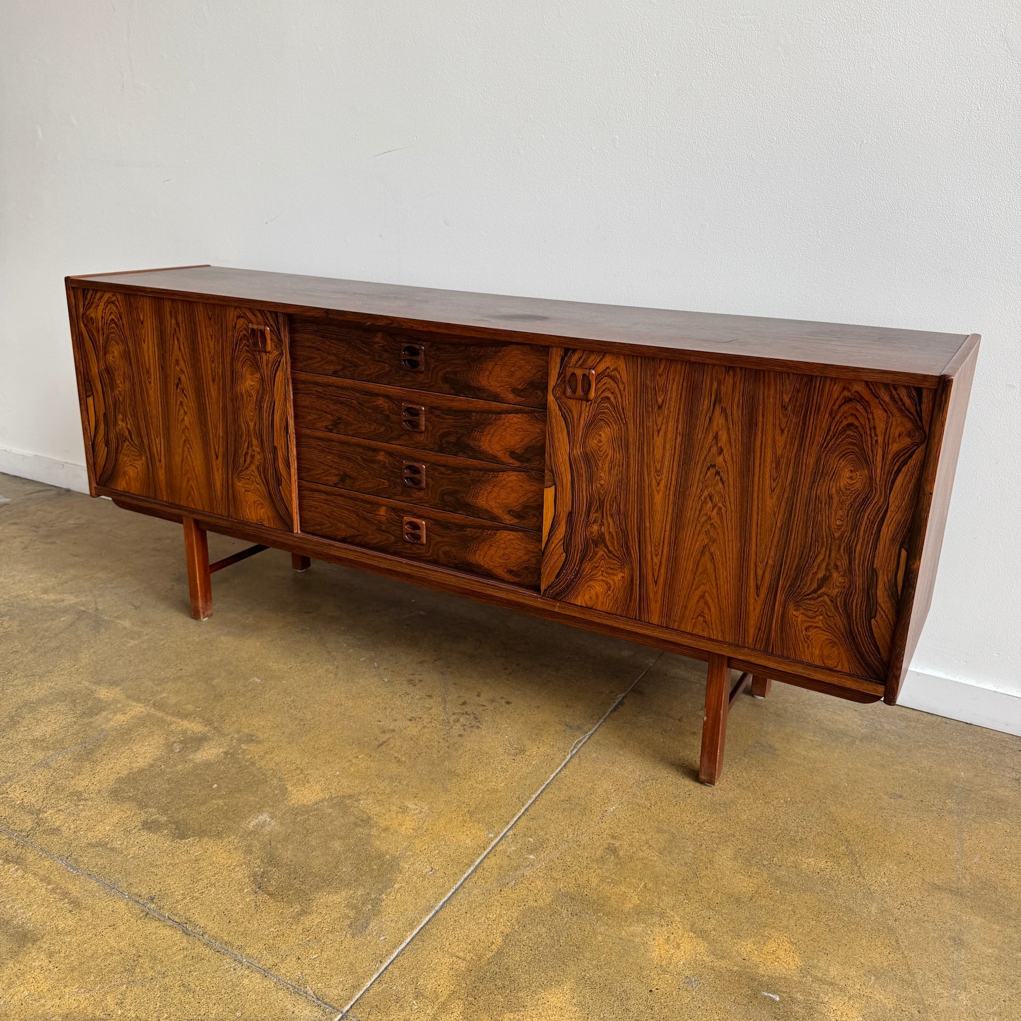 Danish Modern Erik Wørts “Ladoga” Rosewood Sideboard for Ikea 1960s - Image 4