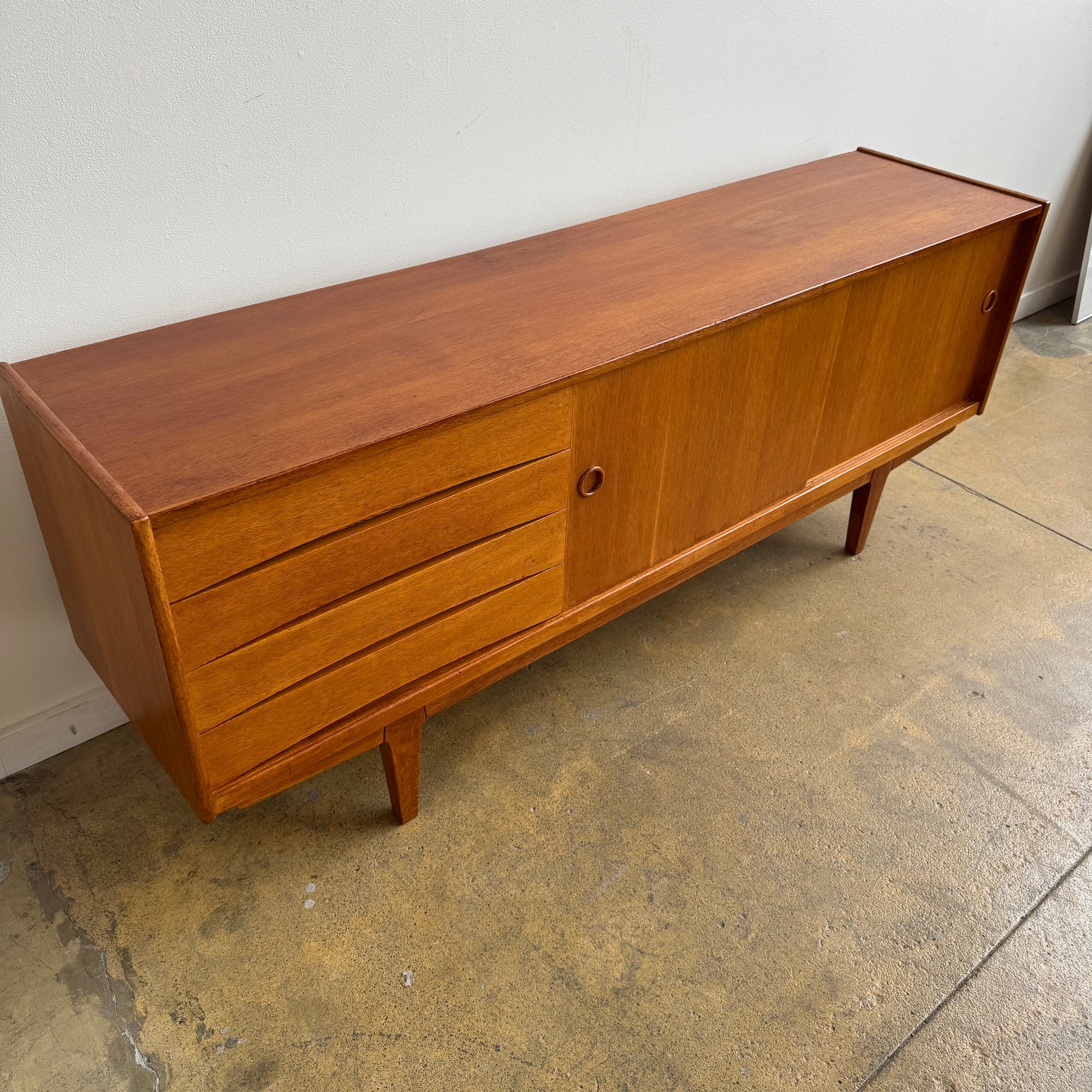 Danish Modern Erik Wortz "UVLO" Teakwood Credenza - Image 5