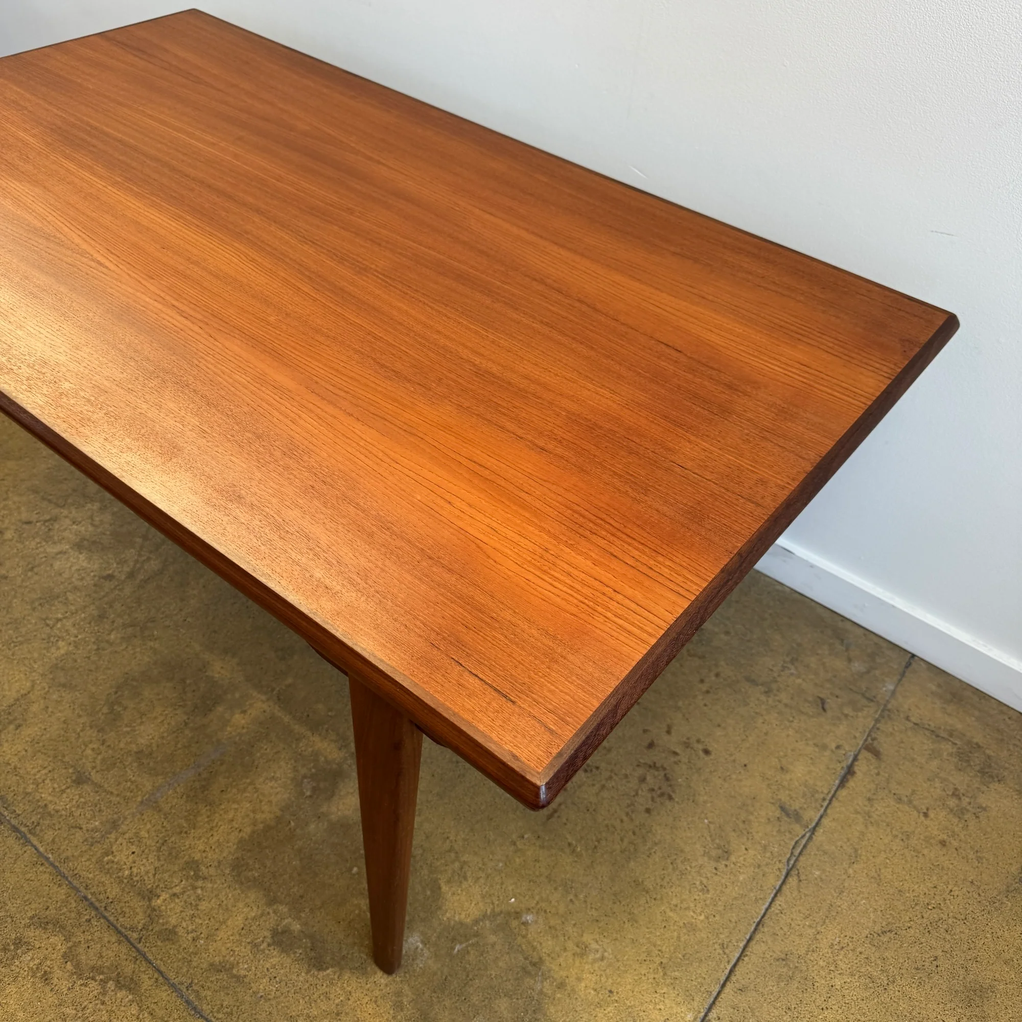Danish Modern Expandable teak dining table - Image 6