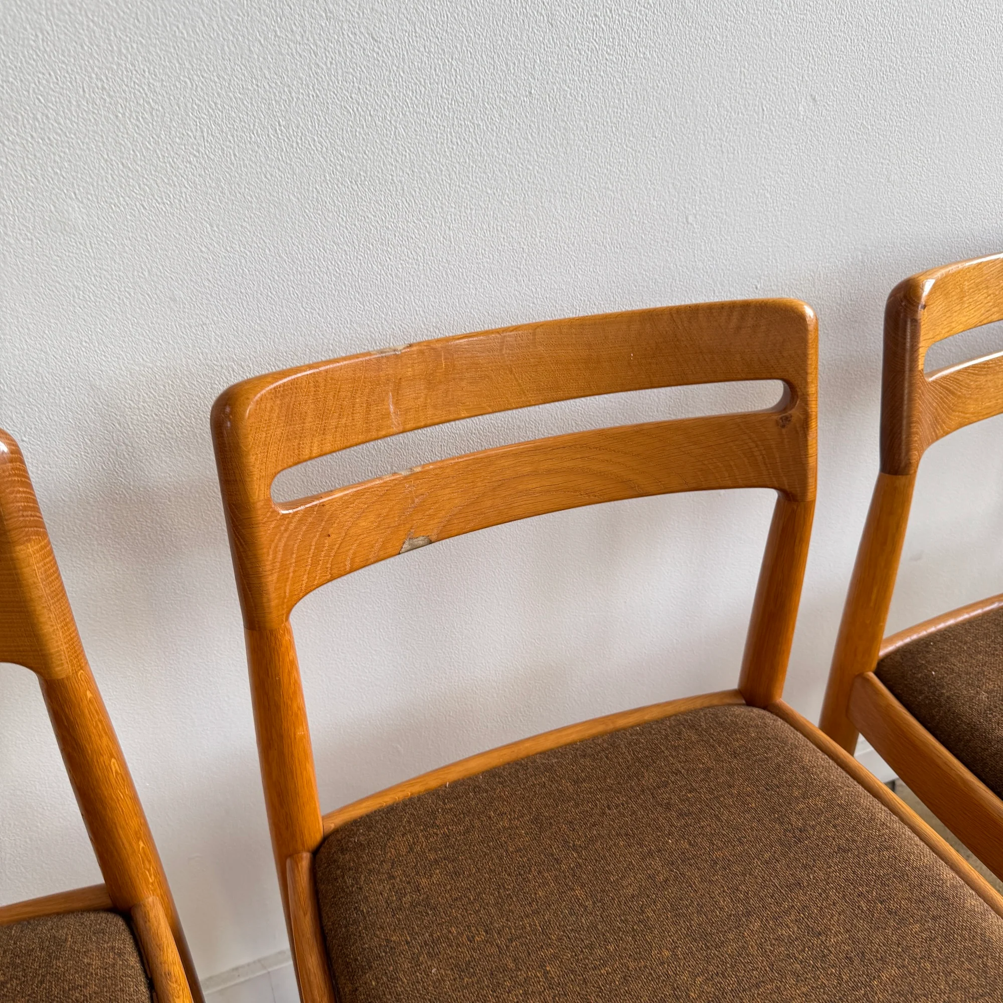 Danish Modern H.W. KLEIN. for Bramin 12 Oak Dining Chairs - Image 8