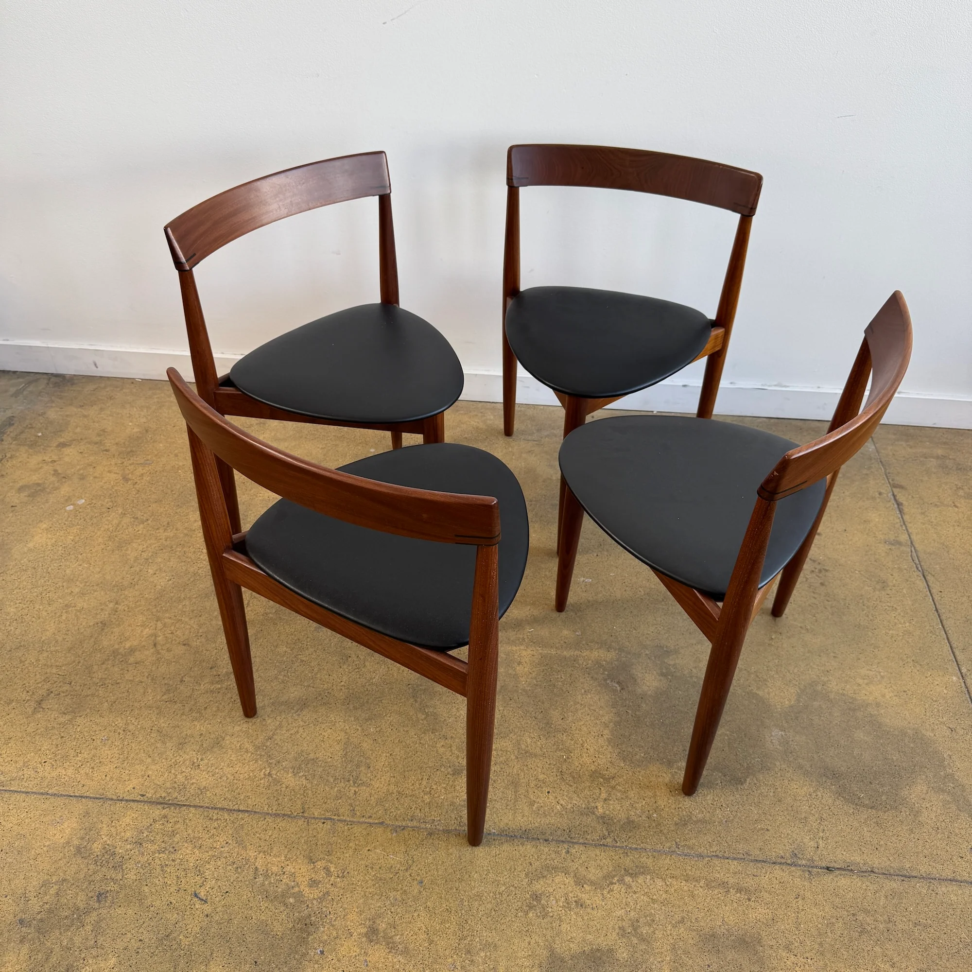 Danish Modern Hans Olsen for Frem Røjle Teak Dining Chairs - Image 3