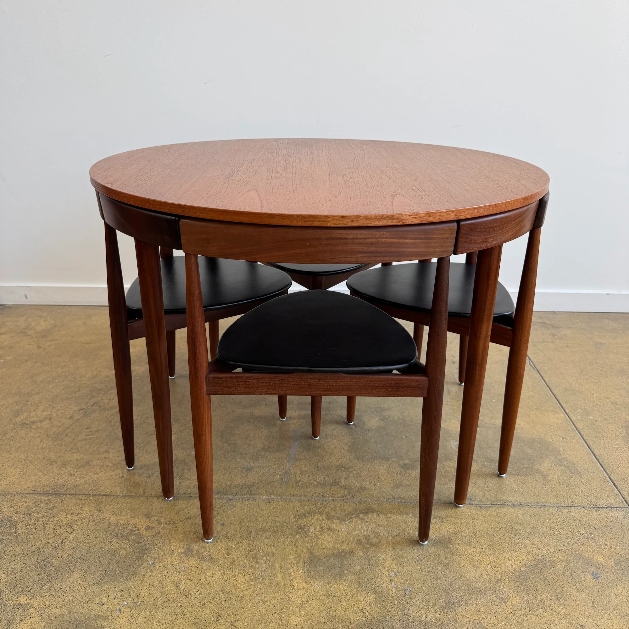 Danish Modern Hans Olsen “Roundette” Dining Set for Frem Røjle 1960s