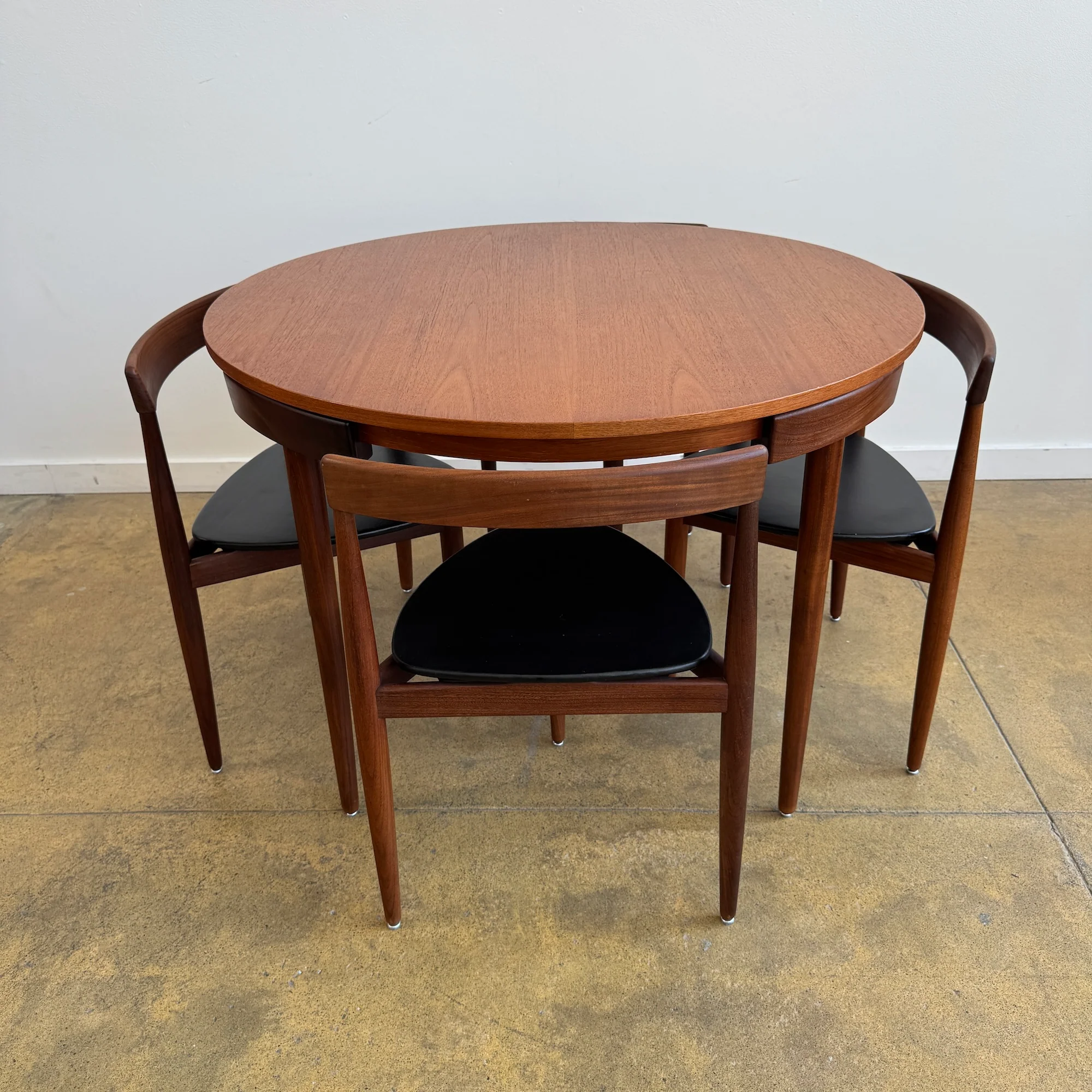 Danish Modern Hans Olsen “Roundette” Dining Set for Frem Røjle 1960s - Image 2