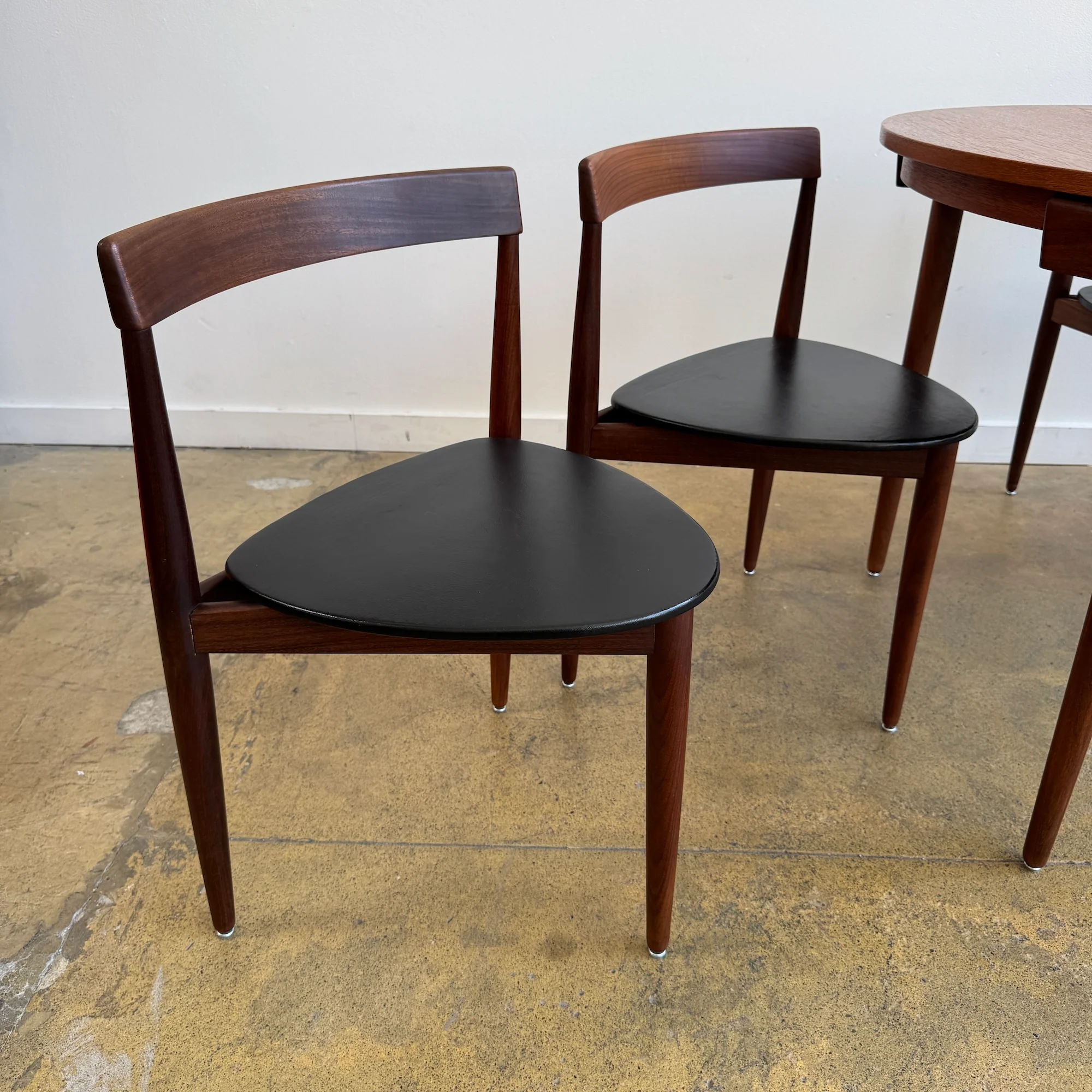 Danish Modern Hans Olsen “Roundette” Dining Set for Frem Røjle 1960s - Image 9
