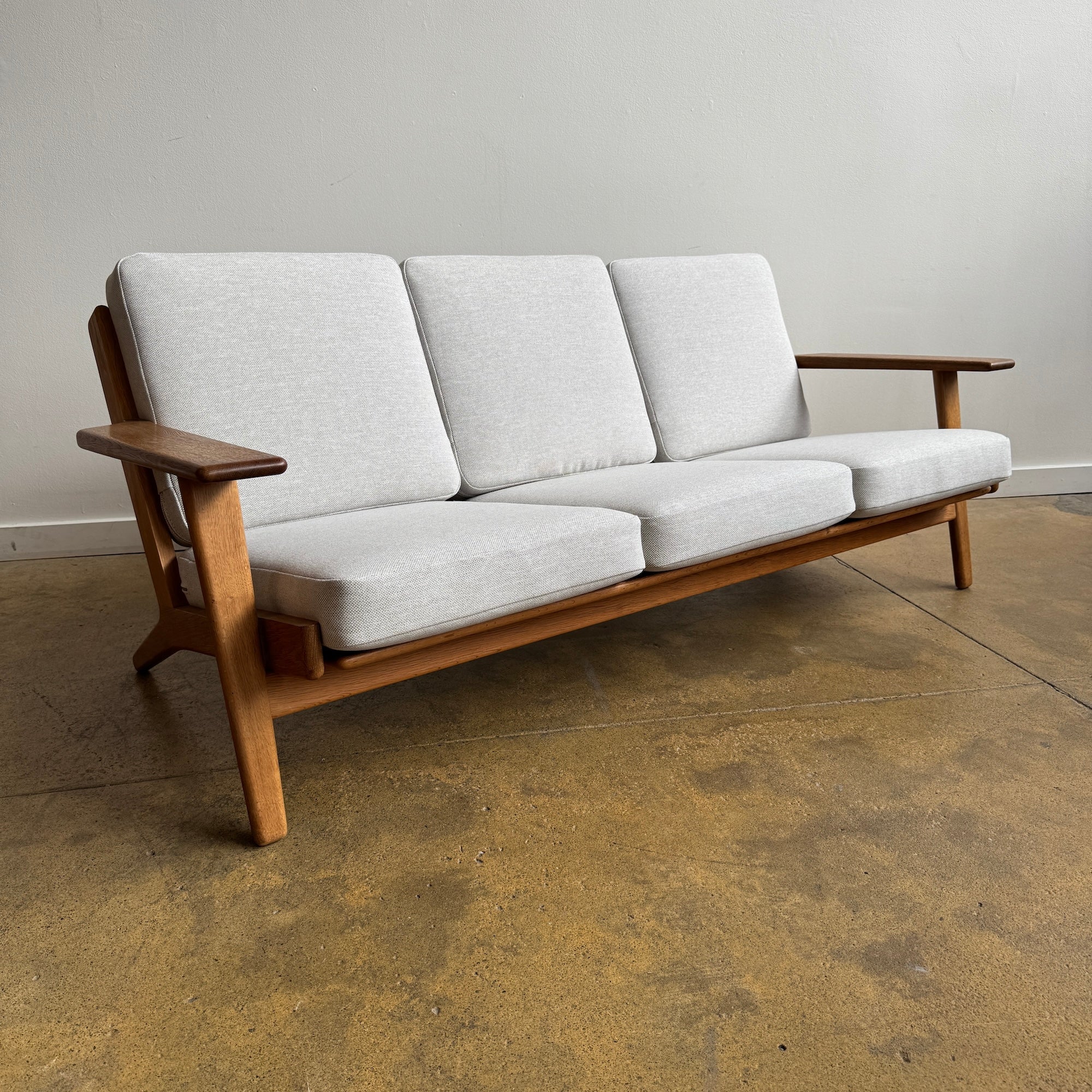 Danish Modern Hans Wegner GE290 Oak Sofa for Getama