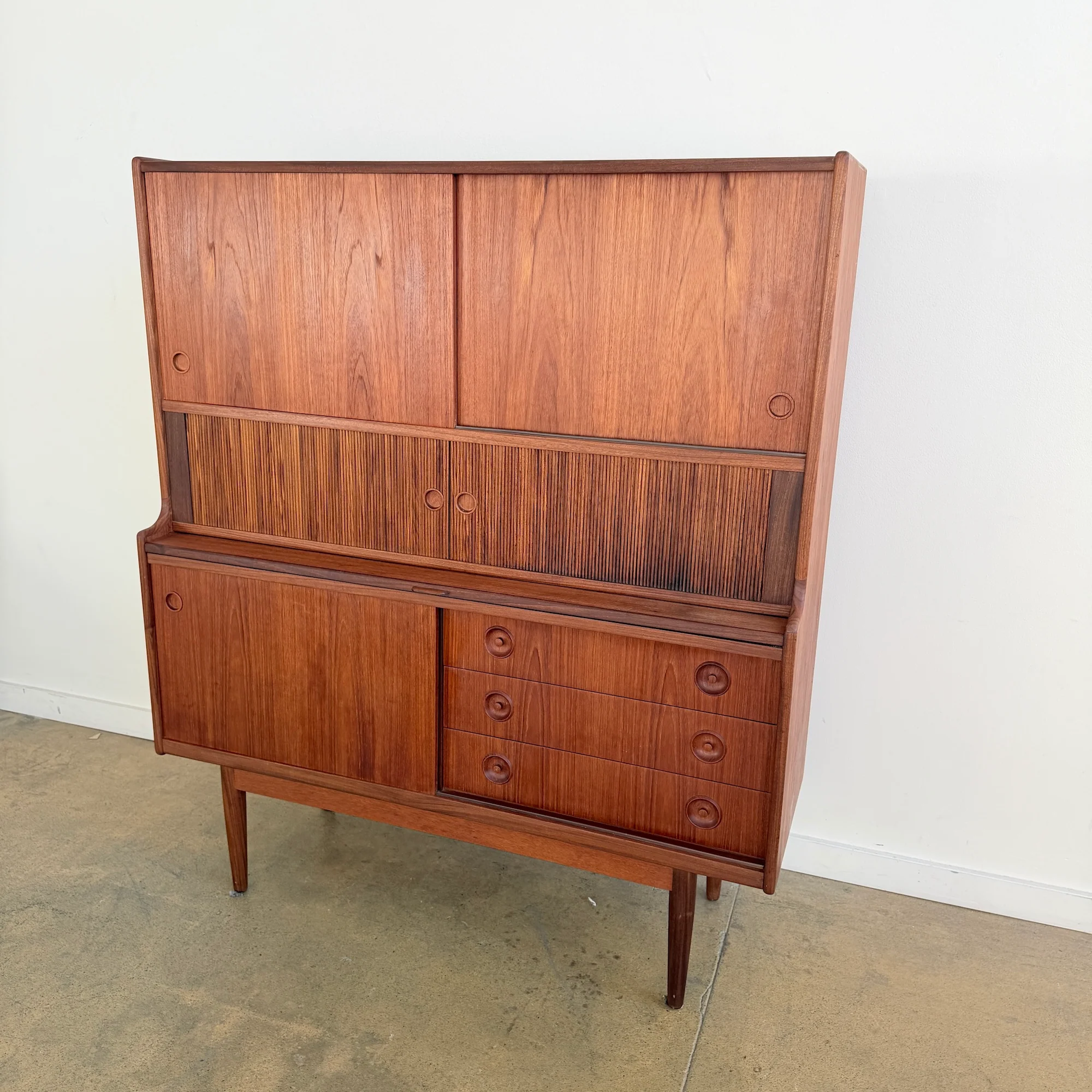 Danish Modern Highboard Storage Cabinet by Johannes Andersen - Image 3