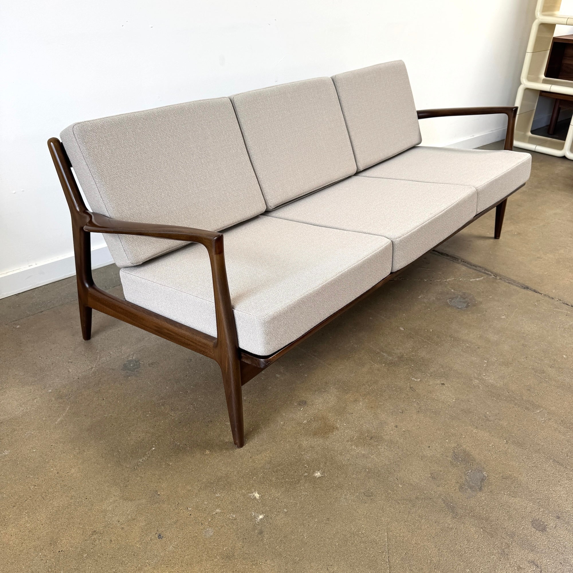 Danish Modern Ib Kofod-Larsen Three-Seat Sofa for Selig, 1960s - Image 2