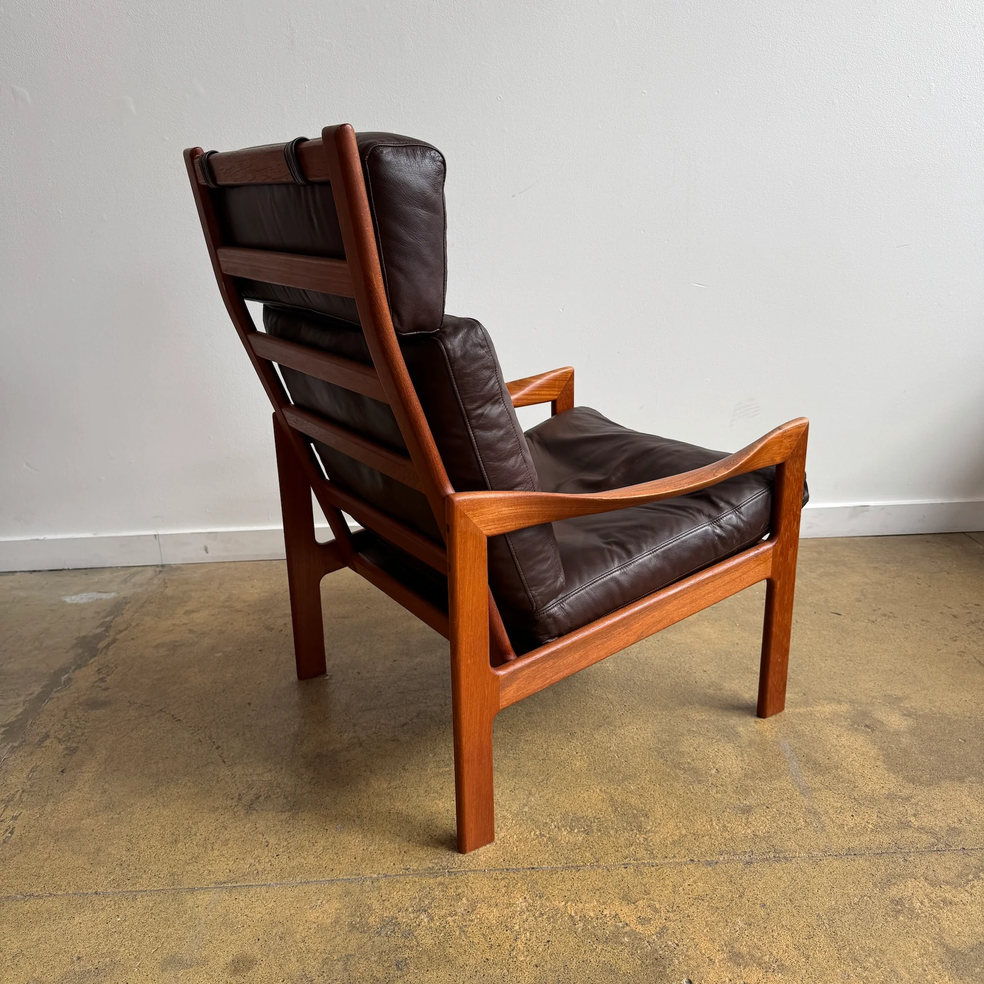 Danish Modern Illum Wikkelsø Model 20 High-Back Lounge Chair by N. Eilersen - Image 2