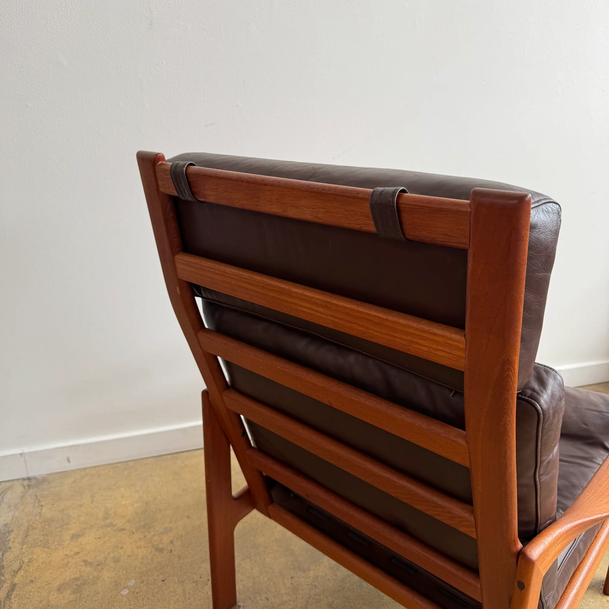 Danish Modern Illum Wikkelsø Model 20 High-Back Lounge Chair by N. Eilersen - Image 6