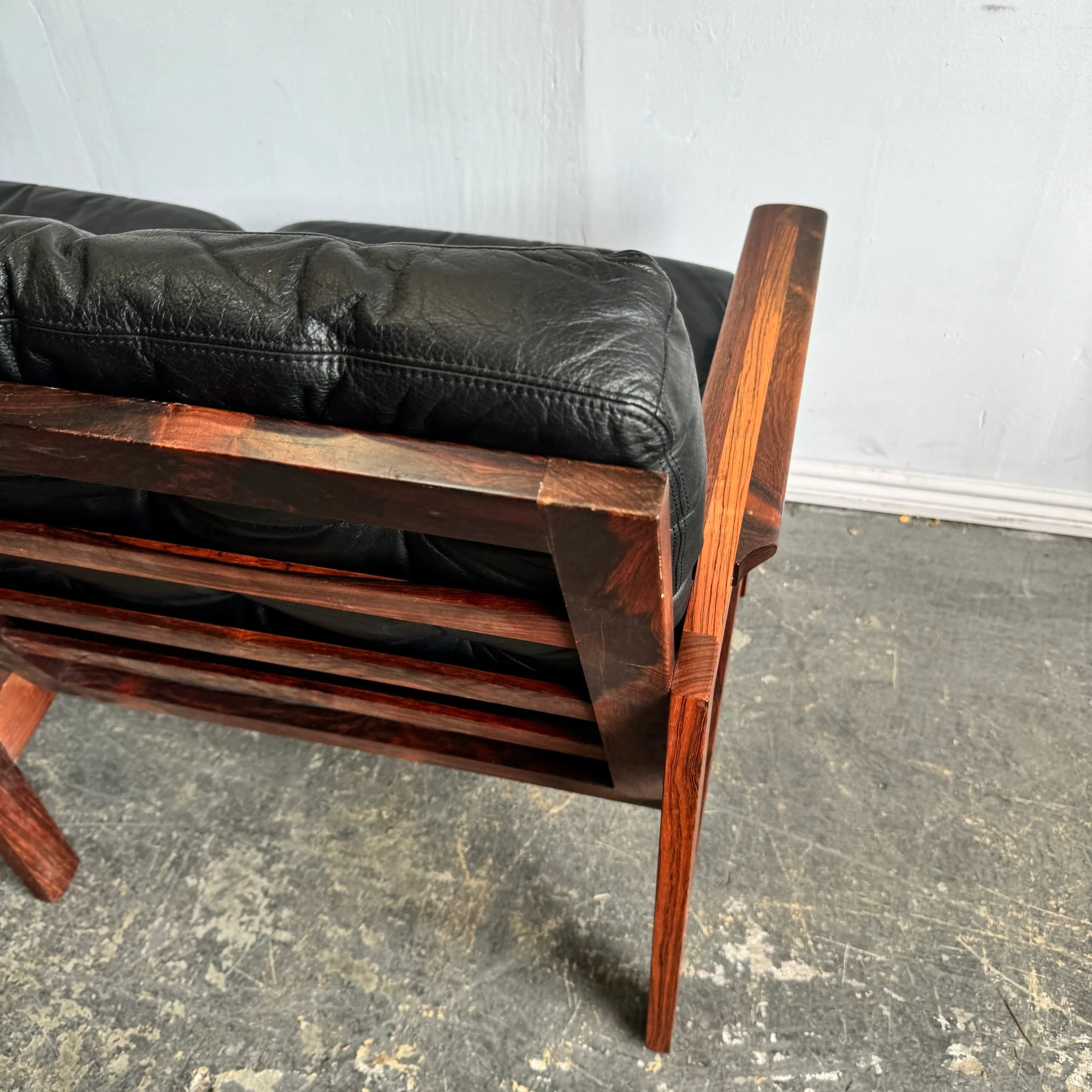 Danish Modern ILLUM WIKKELSØ Rosewood "Capella sofa for Eilersen - Image 4