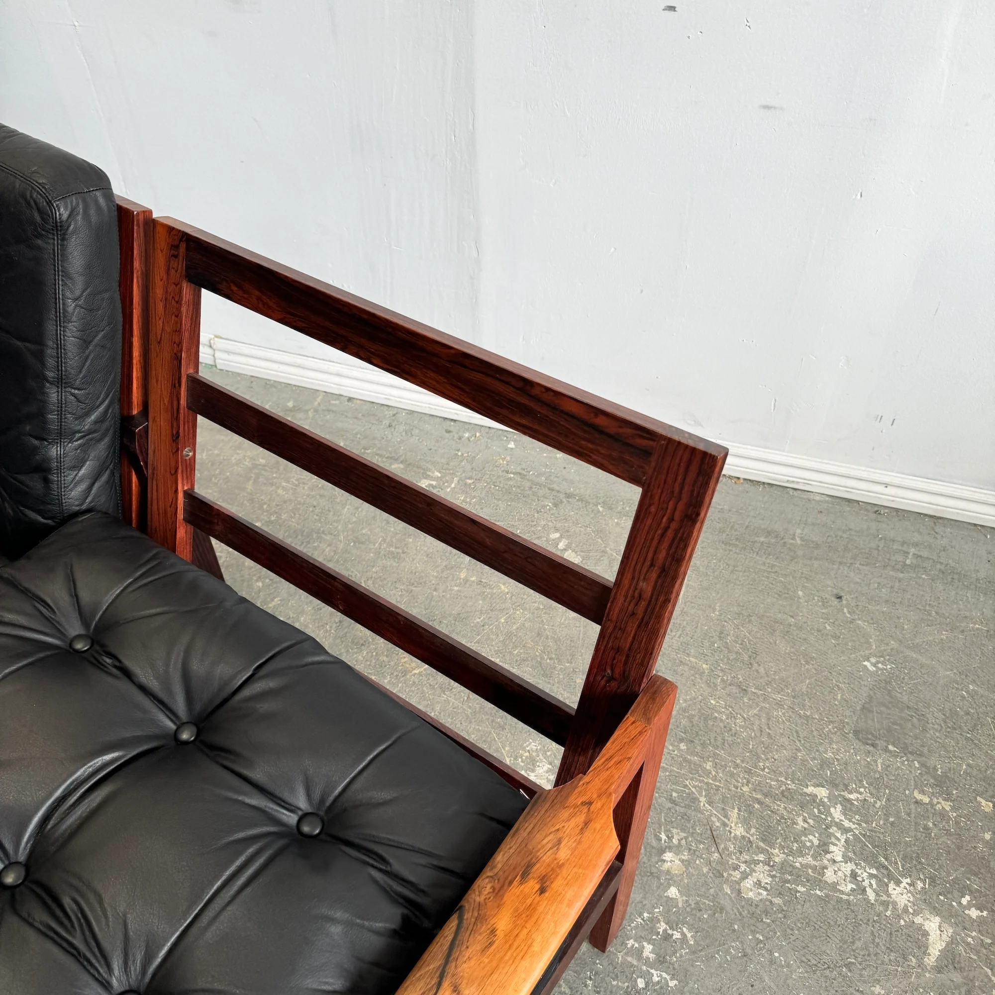 Danish Modern ILLUM WIKKELSØ Rosewood "Capella sofa for Eilersen - Image 6