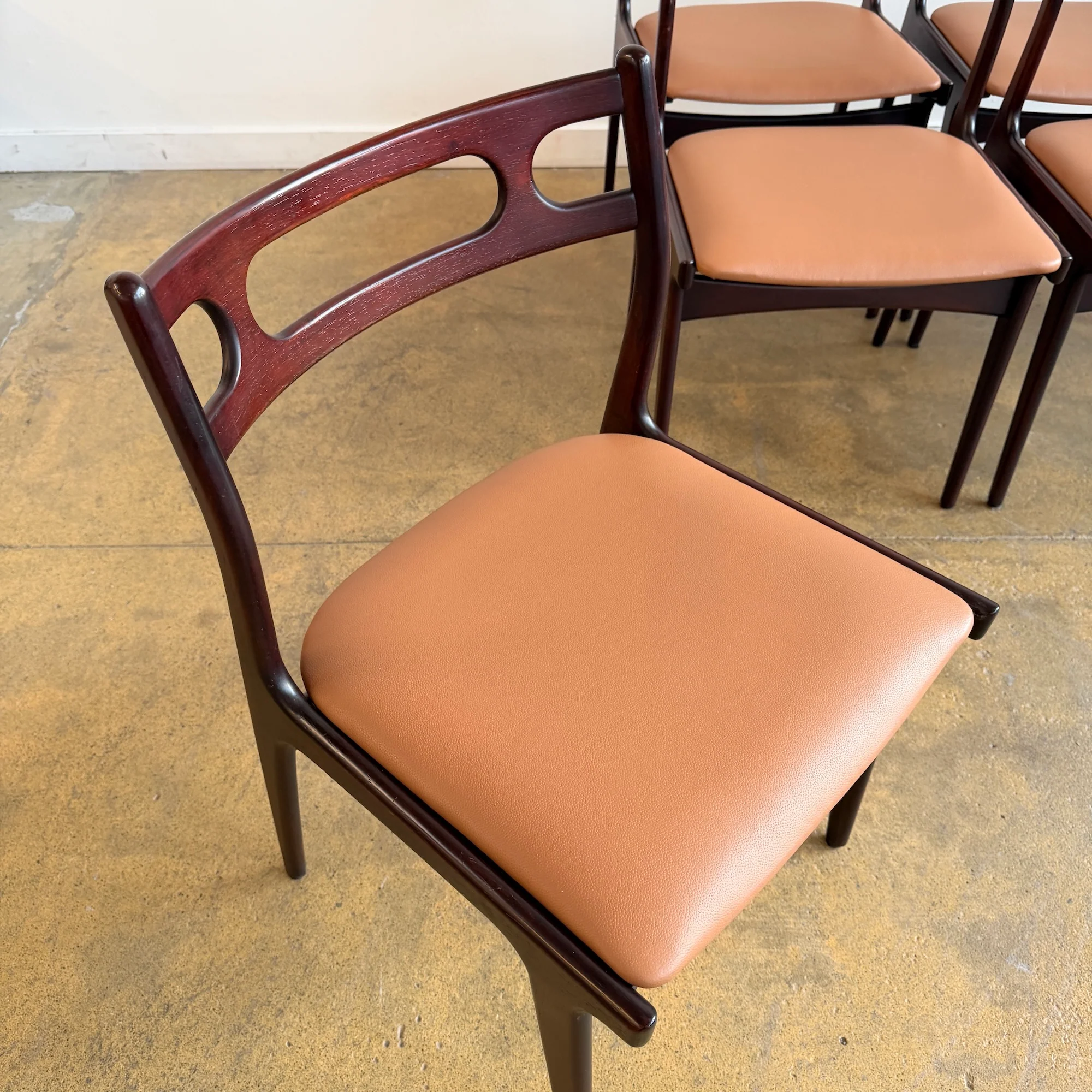 Danish Modern Johannes Andersen Model 138 Rosewood Chairs by Uldum Møbelfabrik - Image 4