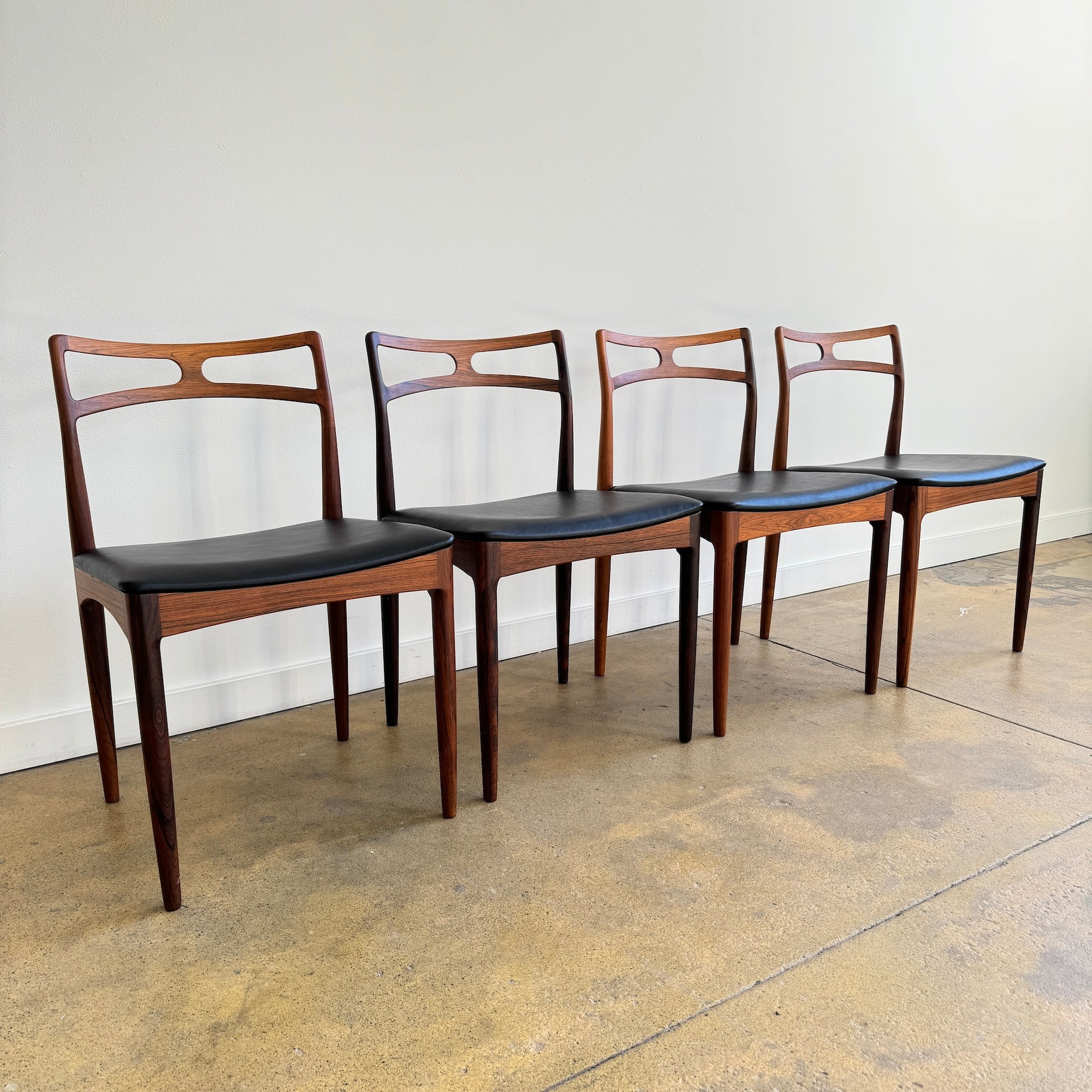 Danish Modern Johannes Andersen Model 94 Rosewood Dining Chairs for Christian Linneberg - Image 3