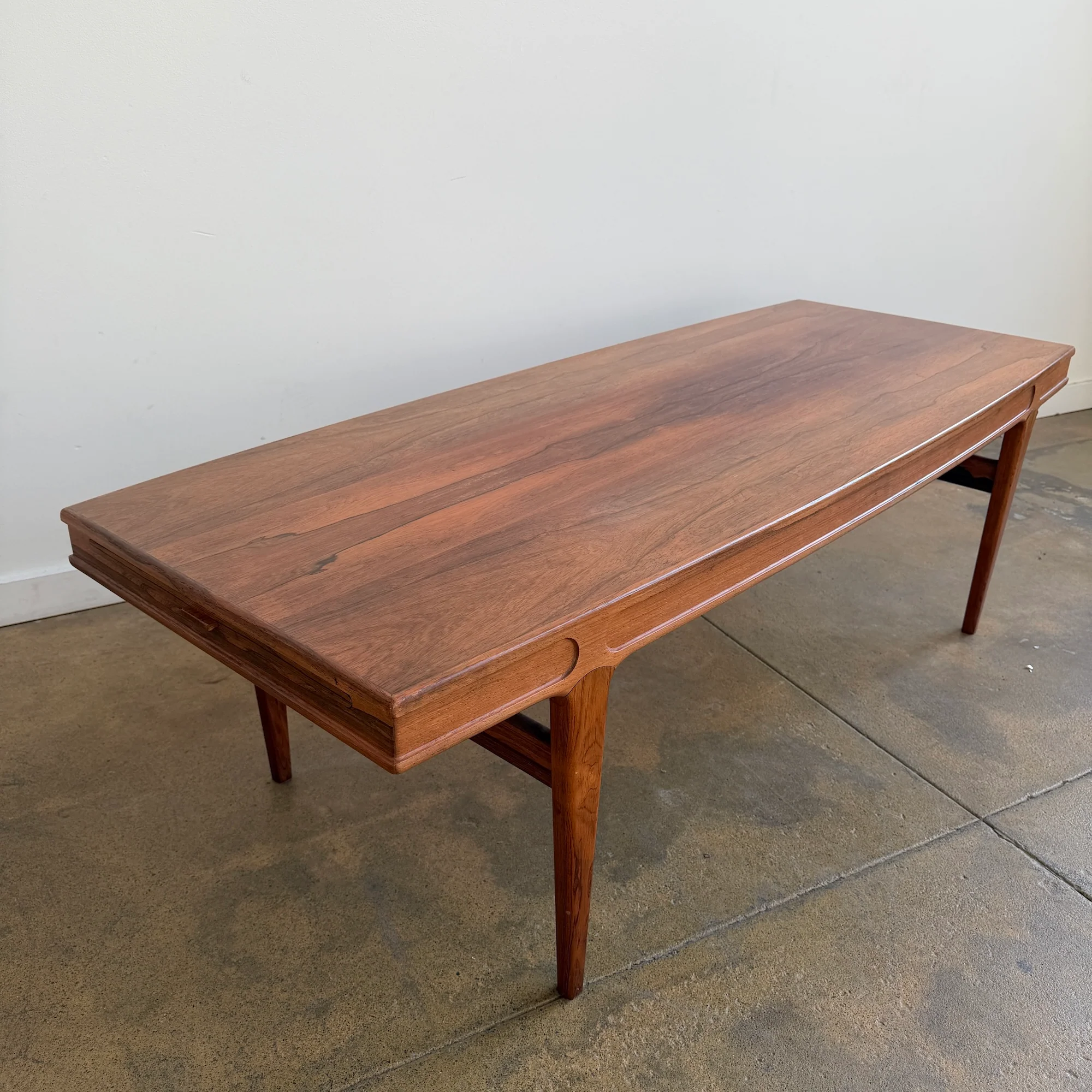 Danish Modern Johannes Andersen Rosewood Expandable "COFFEE" Table - Image 2