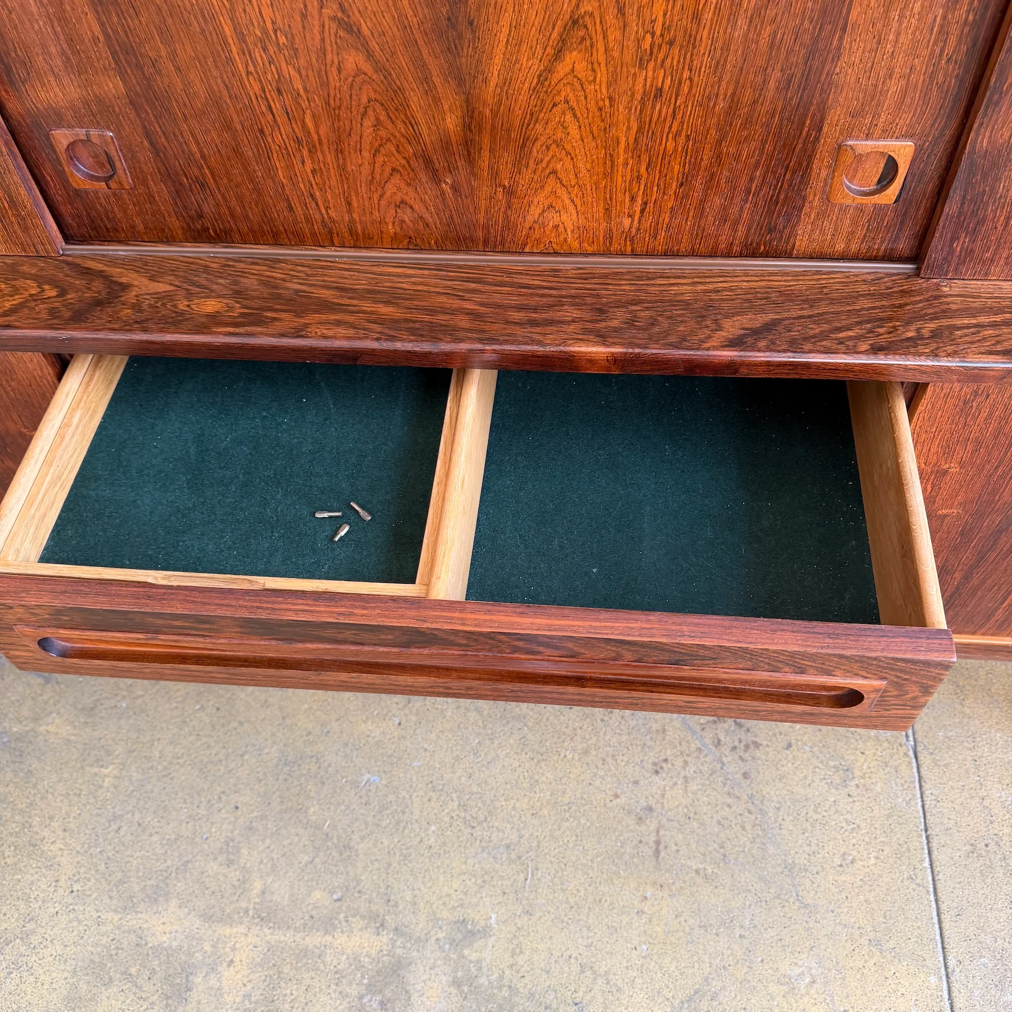 Danish Modern Johannes Andersen Rosewood High Sideboard by J. Skaaning & Son - Image 12
