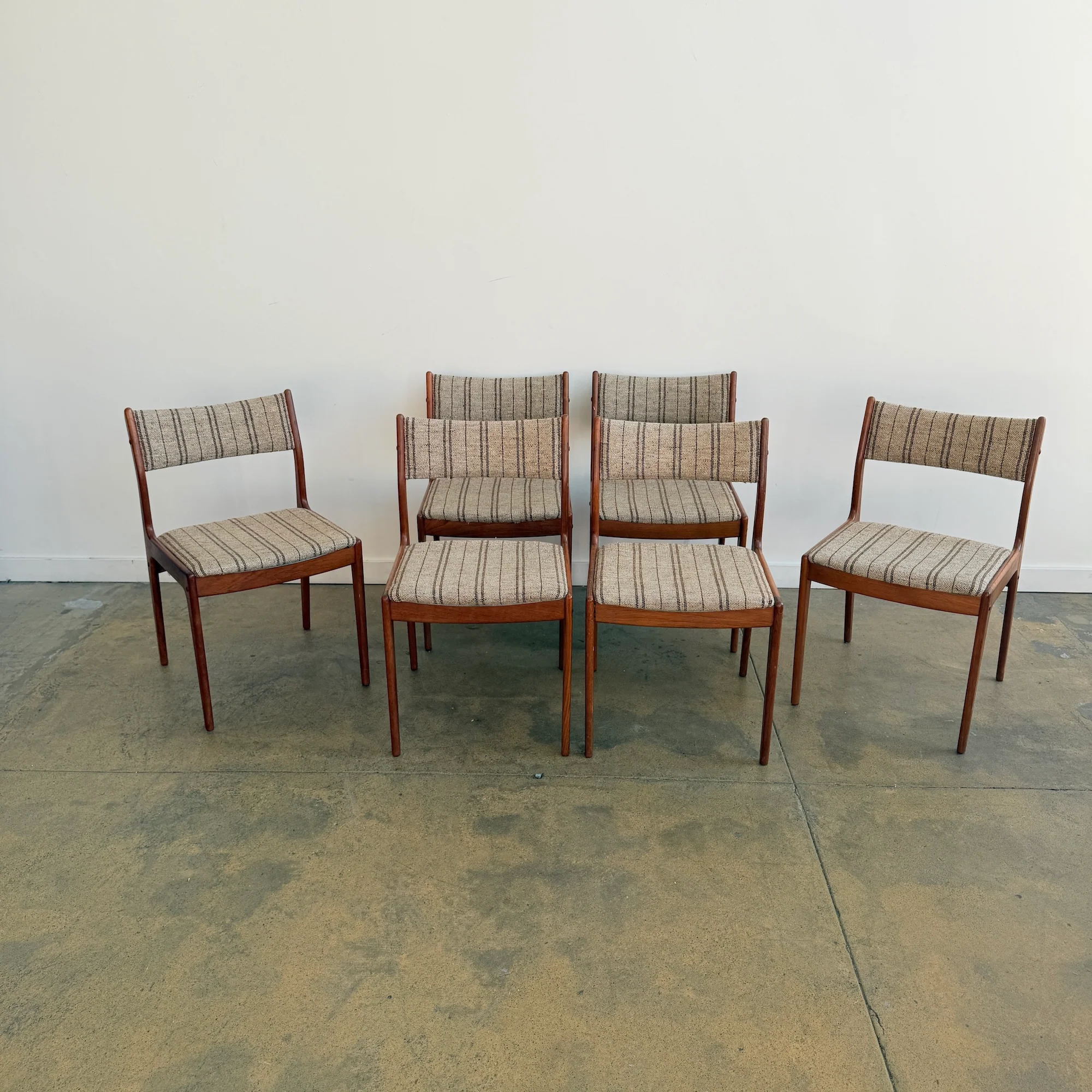 Danish Modern Johannes Andersen Teak Dining Chairs by Uldum Mobelfabrik - Image 2