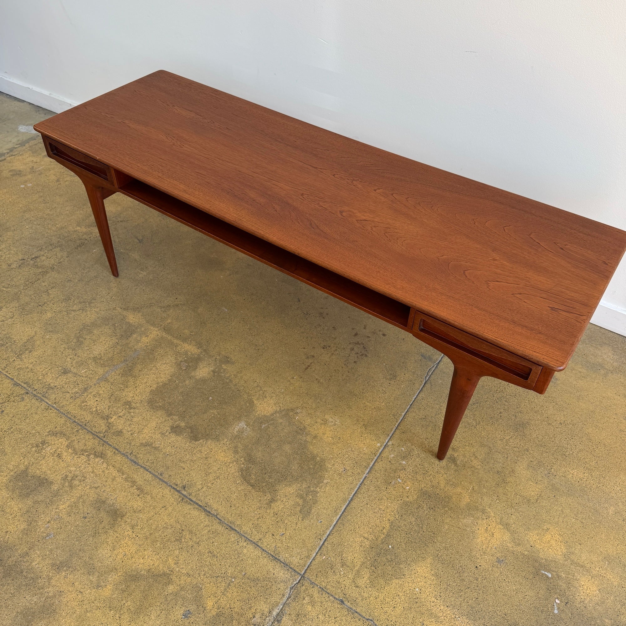 Danish Modern Johannes Andersen Teak Large Coffee Table - Image 3