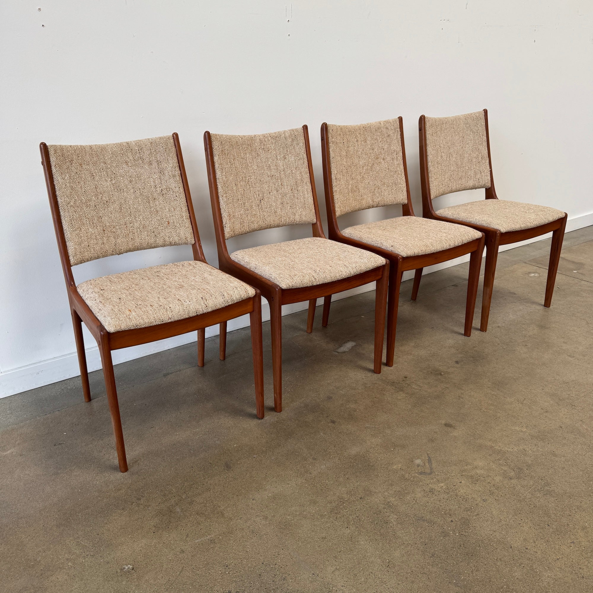 Danish Modern Johannes Andersen Teak wood dining chairs for Uldum - Image 2