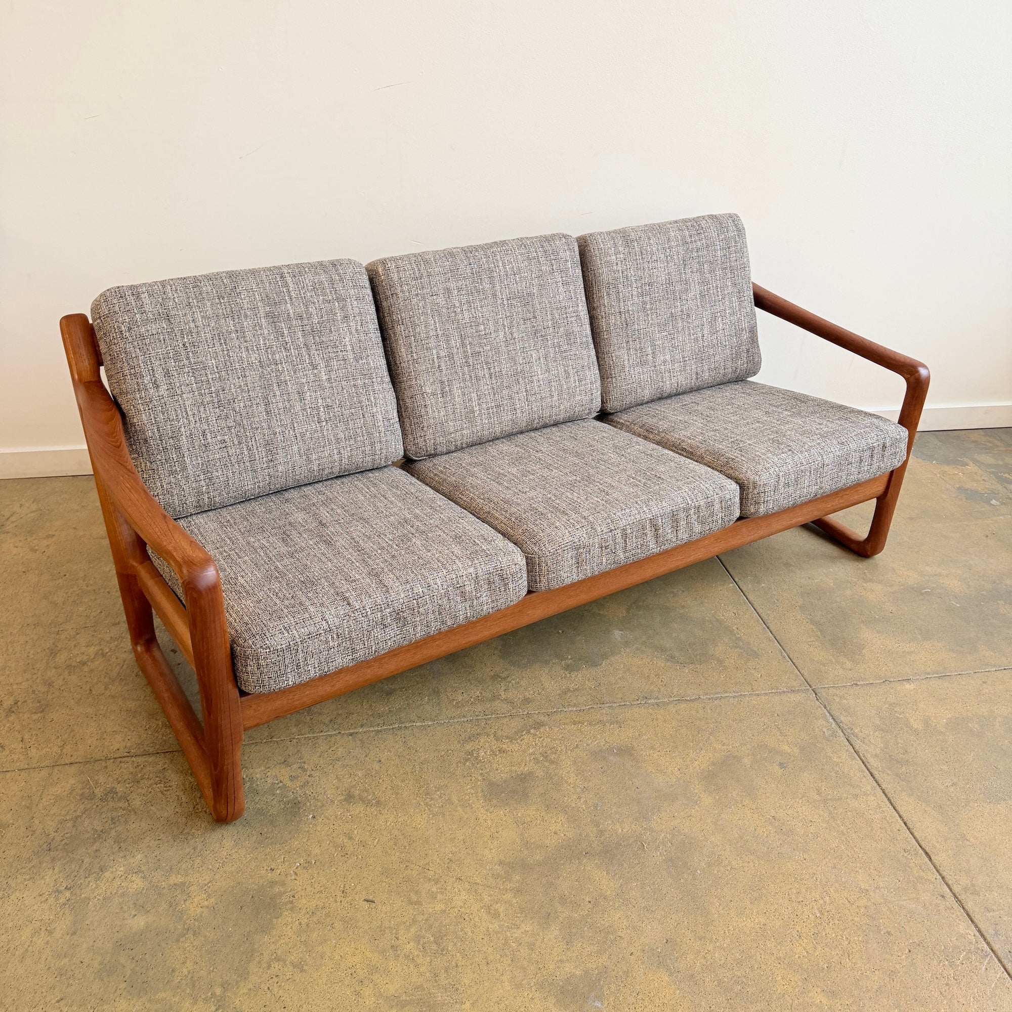Danish Modern Juul Kristensen Three Seater Teak Sofa - Image 3