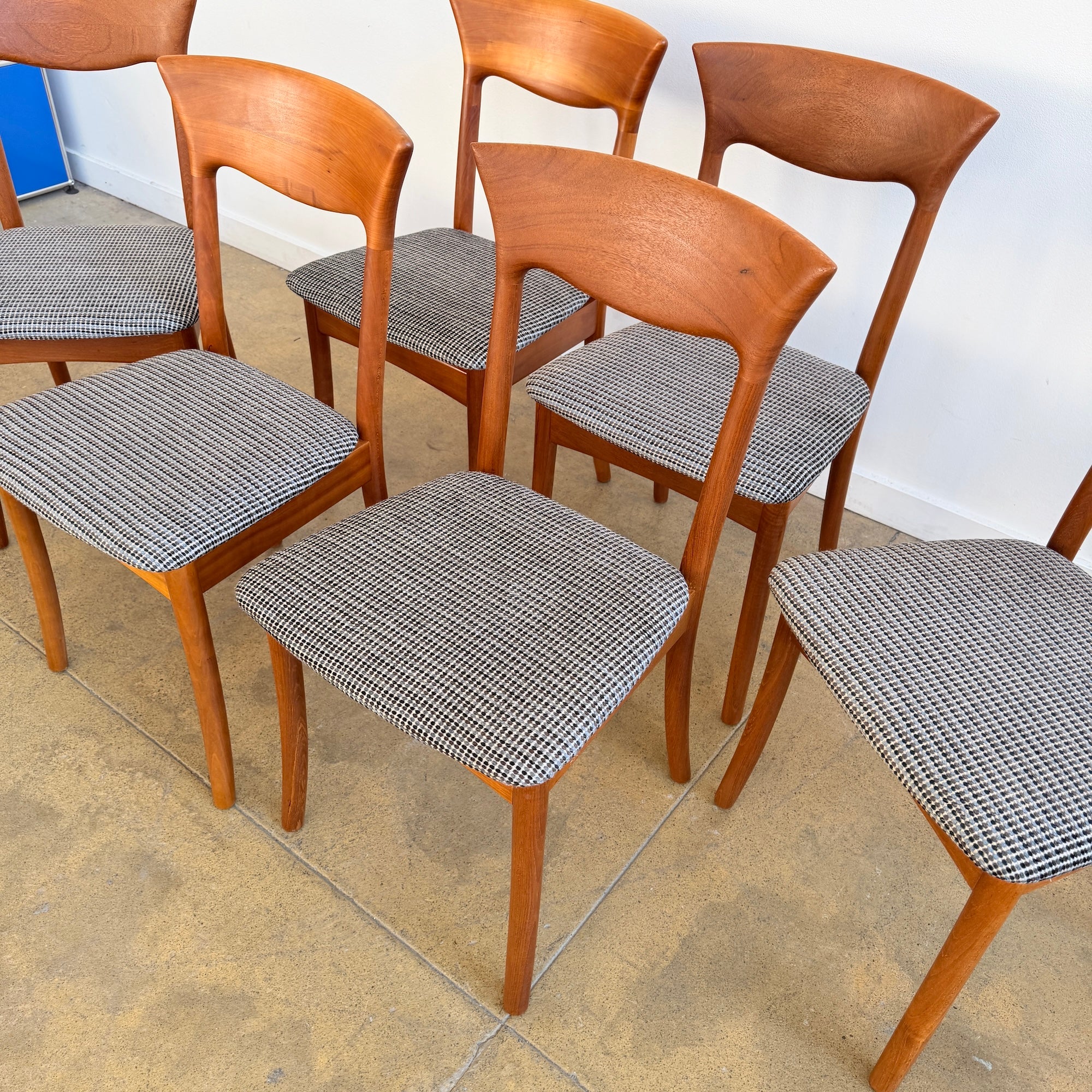Danish Modern Juul Kristiansen Six Teak Dining Chairs (Fully Restored) - Image 5