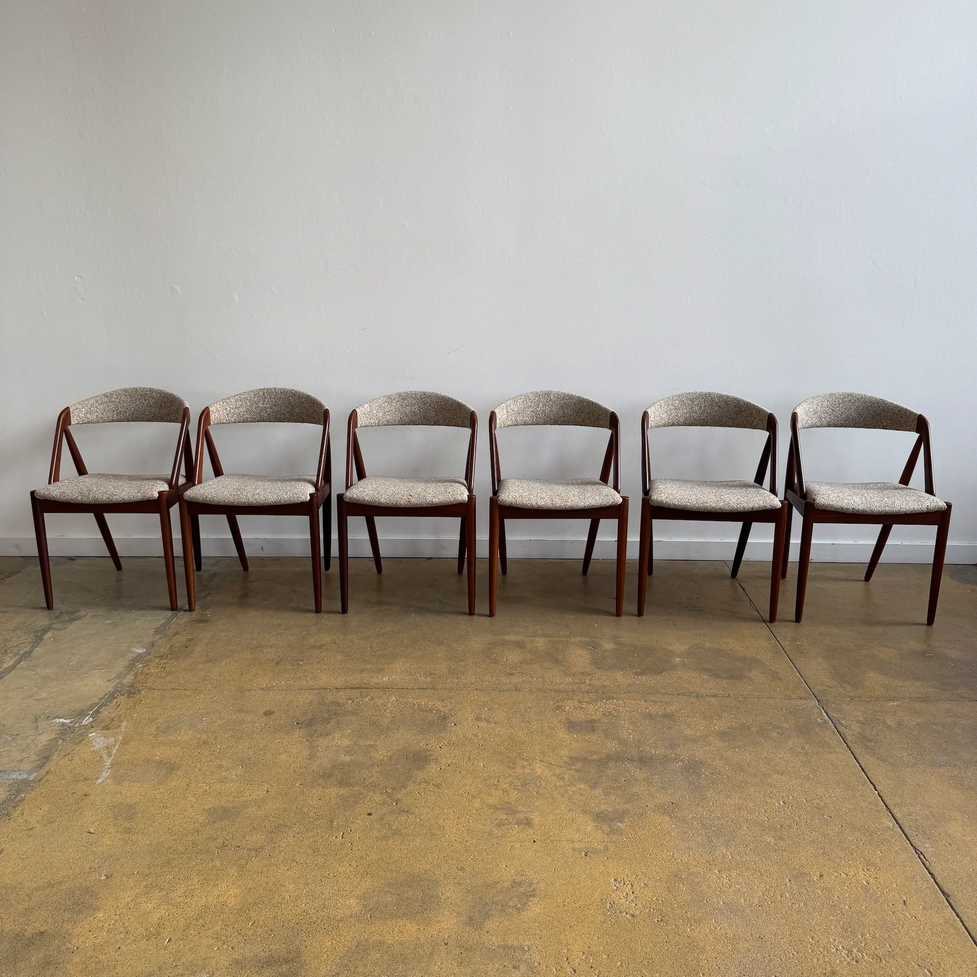 Danish Modern Kai Kristiansen Model 31 Teak Dining Chairs