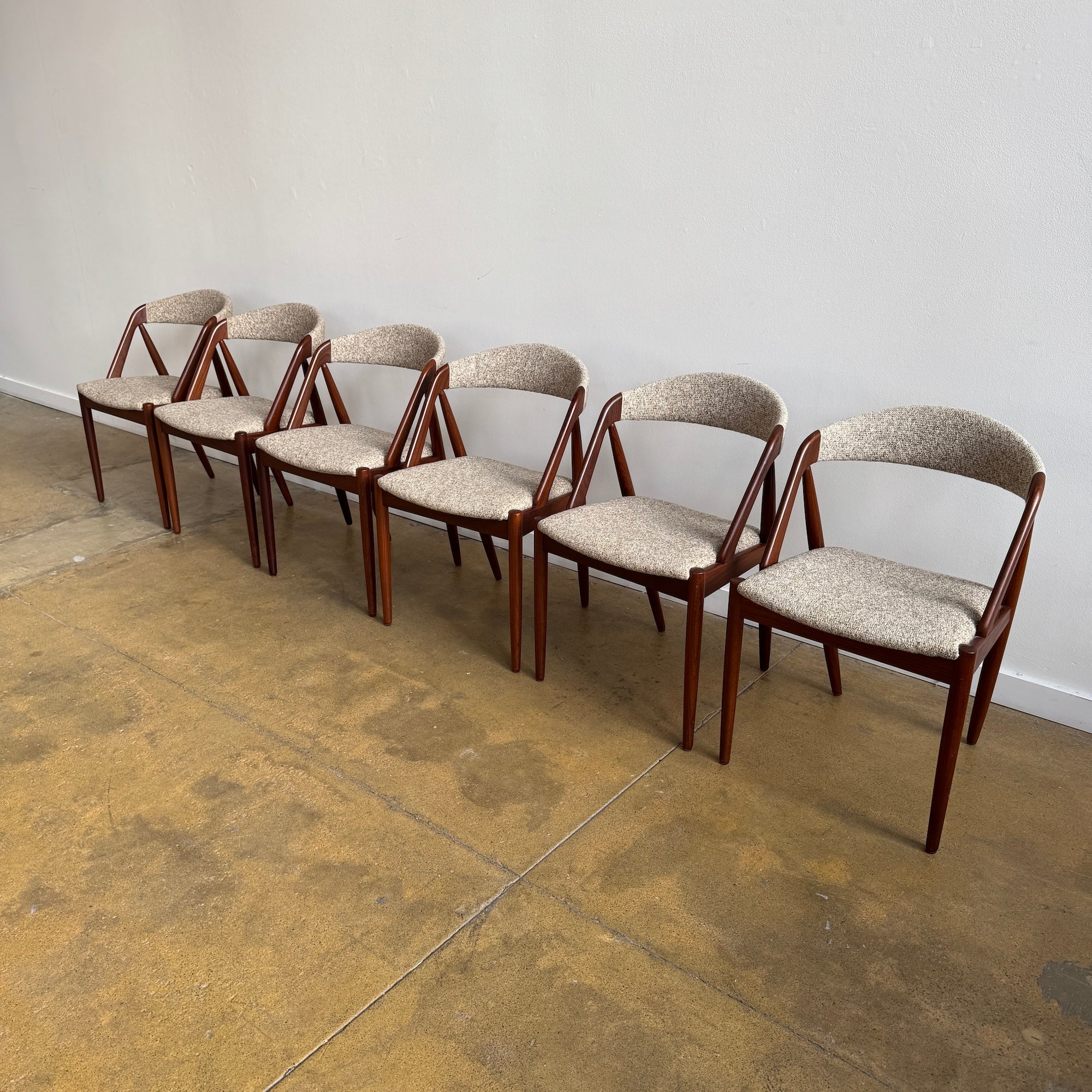 Danish Modern Kai Kristiansen Model 31 Teak Dining Chairs - Image 3
