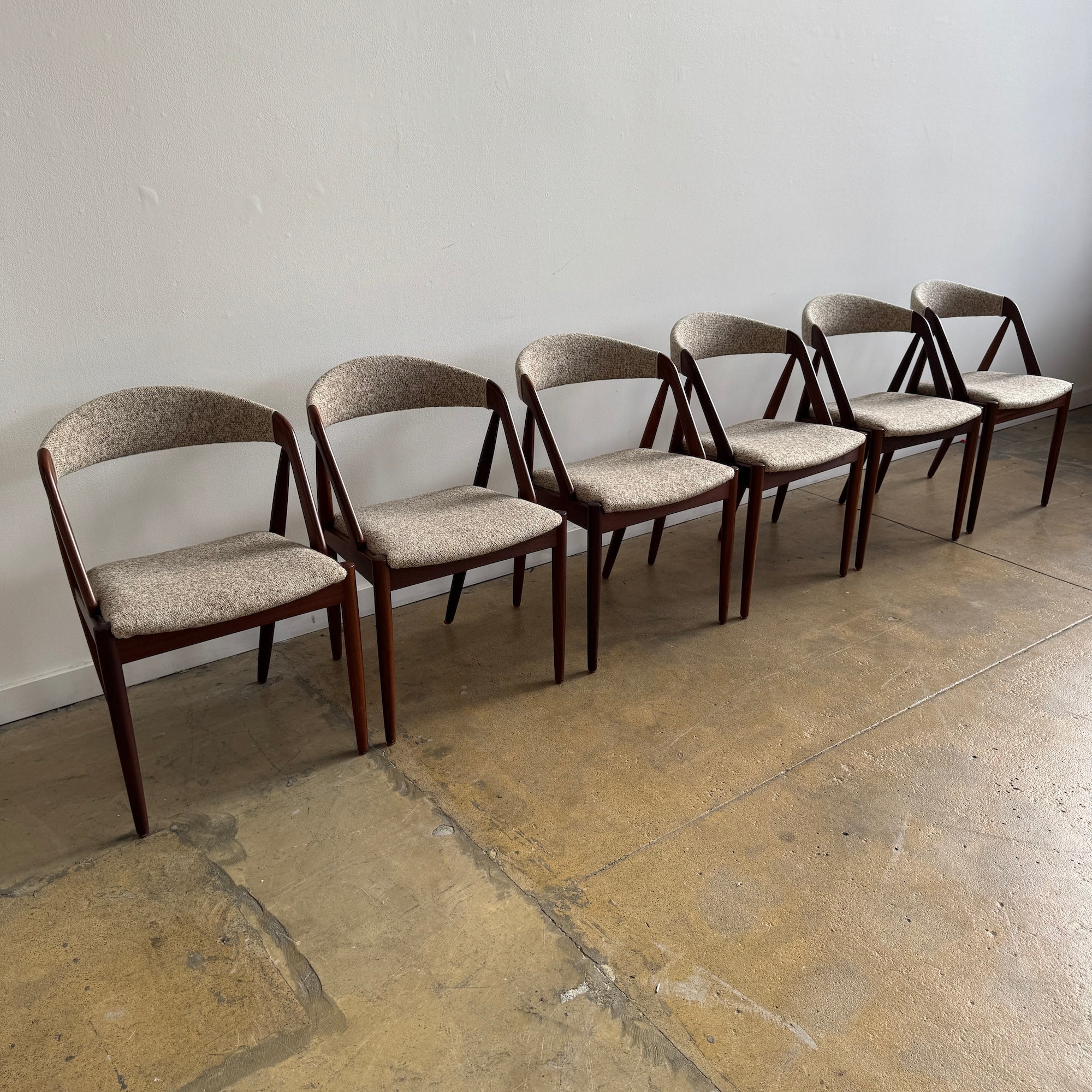 Danish Modern Kai Kristiansen Model 31 Teak Dining Chairs - Image 4
