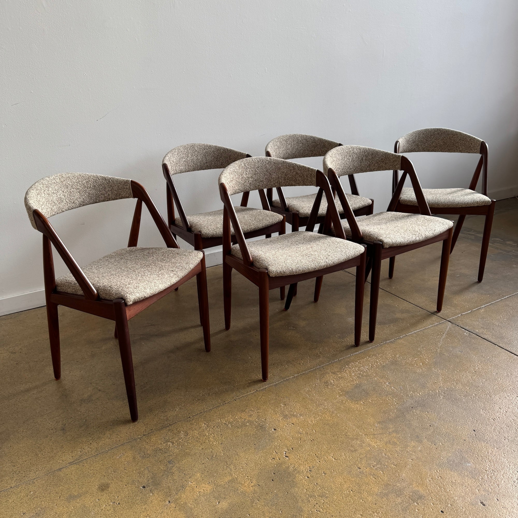Danish Modern Kai Kristiansen Model 31 Teak Dining Chairs - Image 5