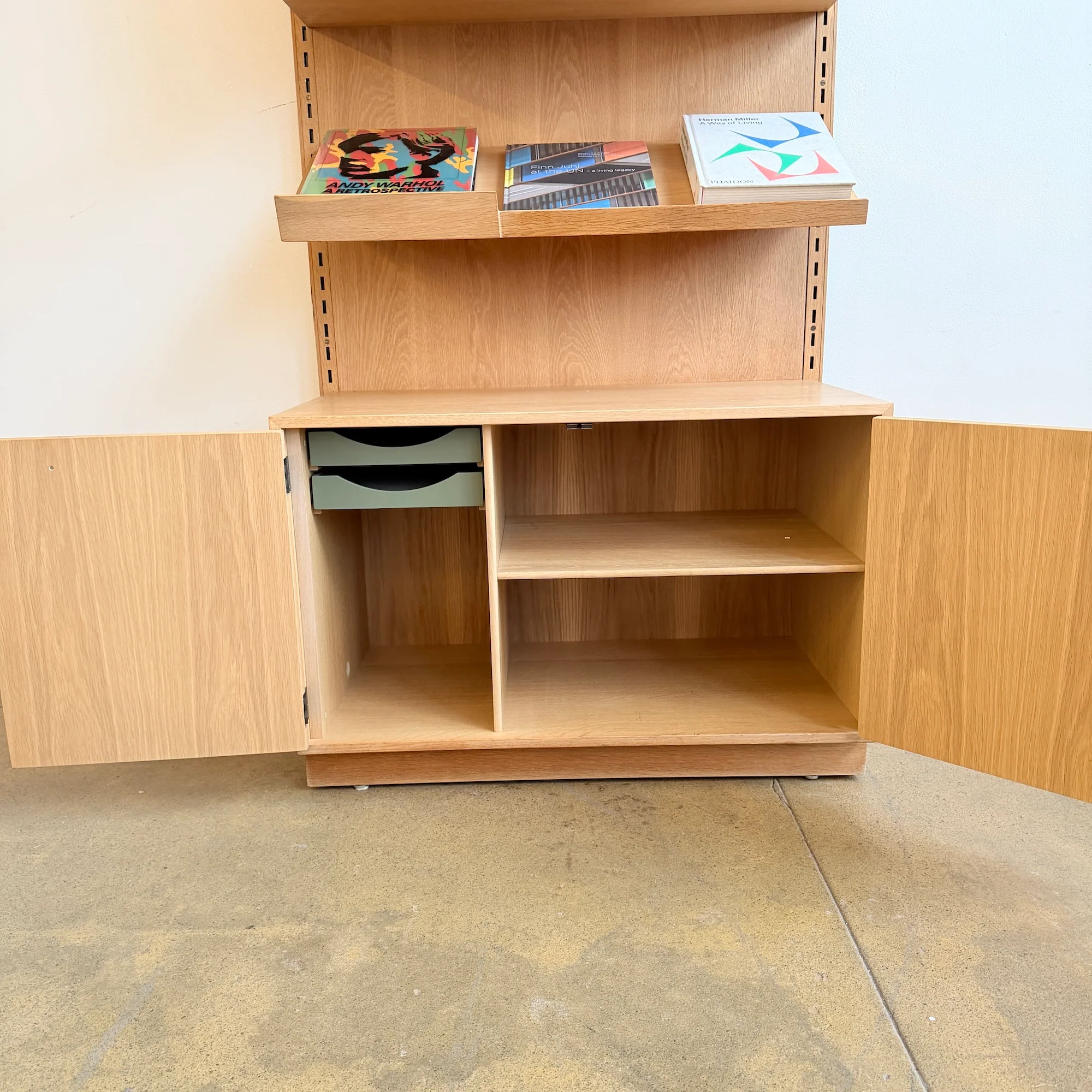 Danish Modern Kai Kristiansen Oak Wall-Mounted Shelving by FM Møbler - Image 5