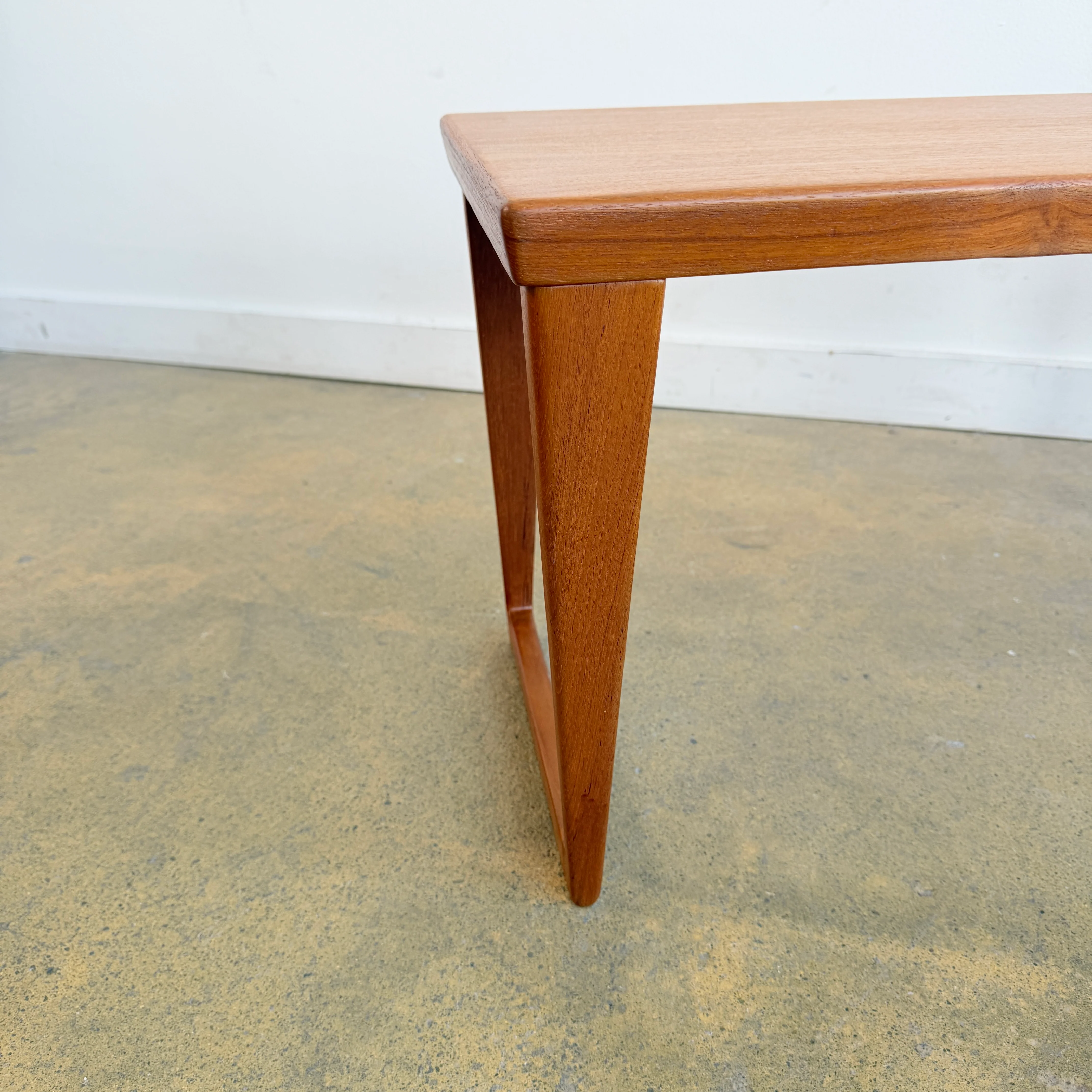 Danish Modern Kai Kristiansen Teak Bench for Aksel Kjersgaard - Image 5