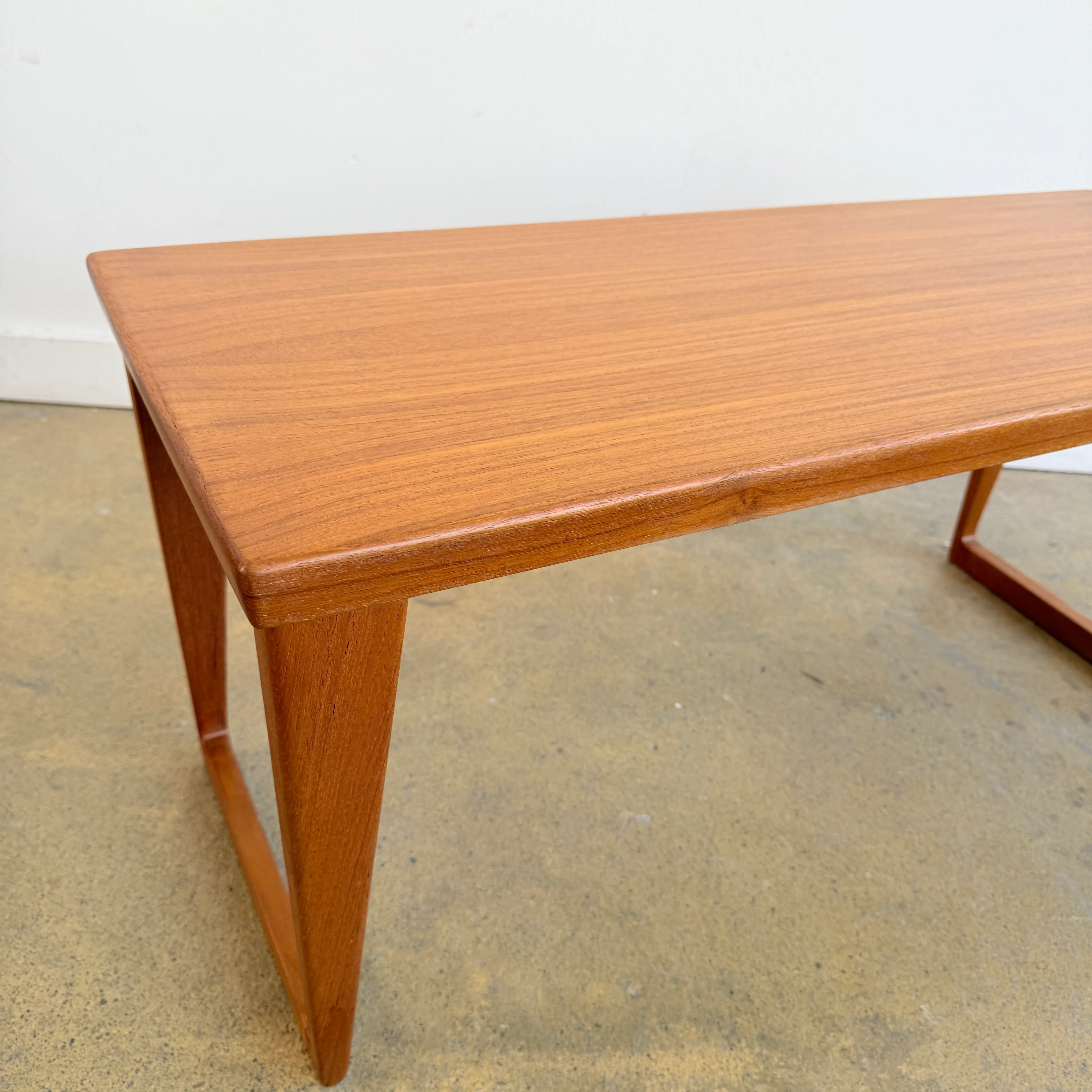 Danish Modern Kai Kristiansen Teak Bench for Aksel Kjersgaard - Image 6