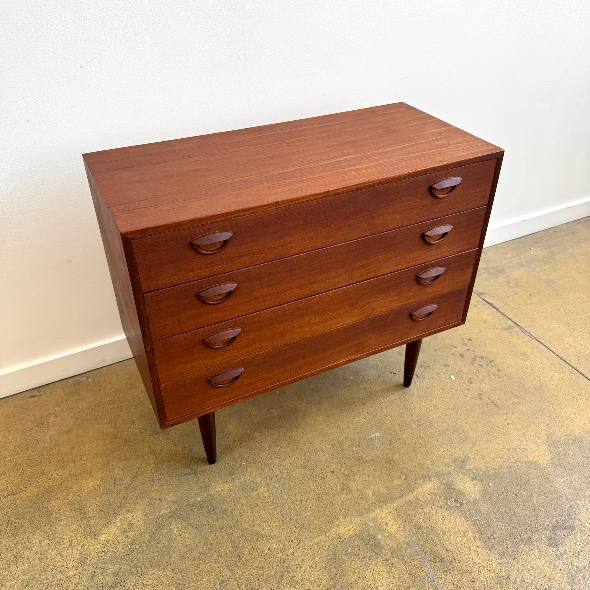 Danish Modern Kai Kristiansen Teak small dresser - Image 3