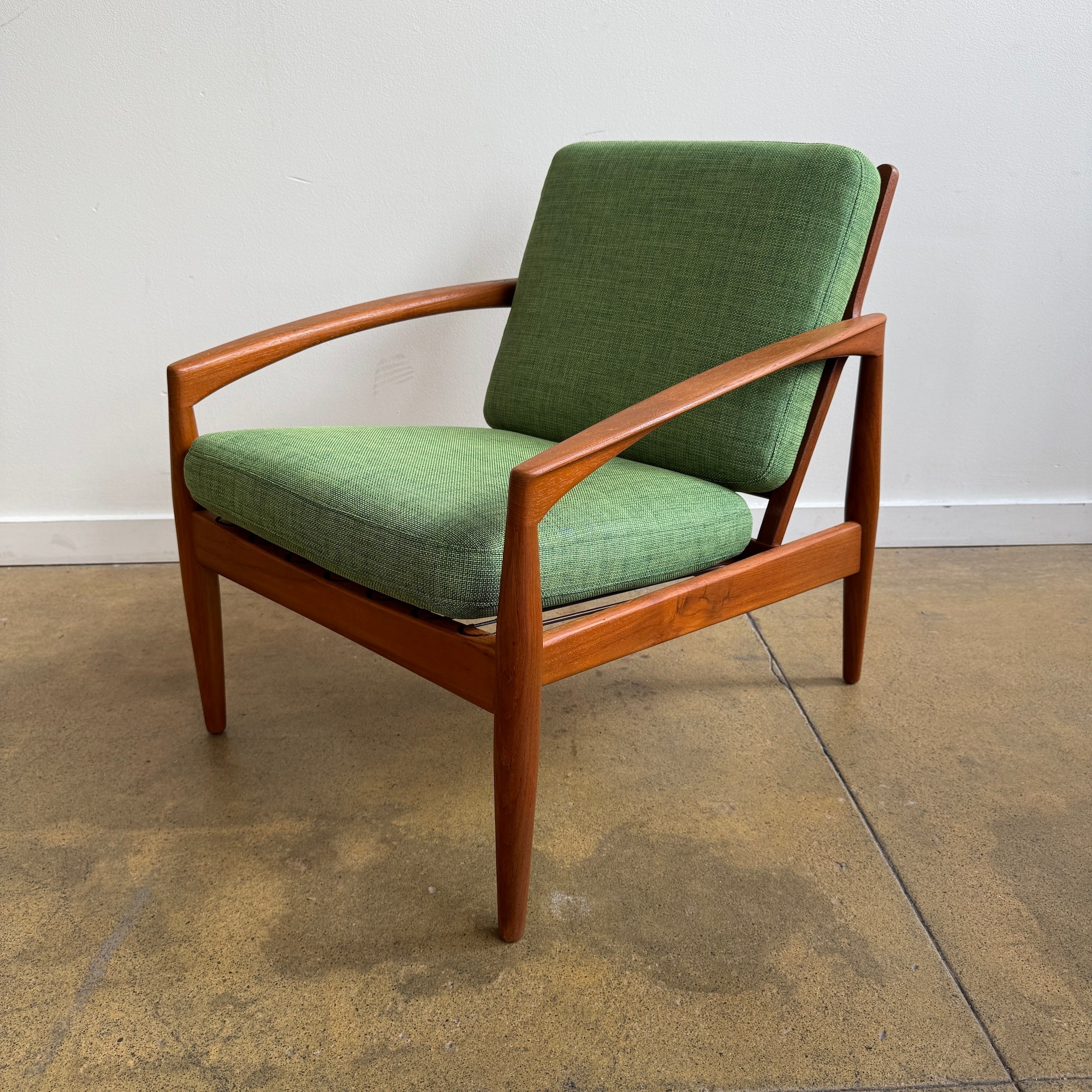 Danish Modern Kai Kristinasen Paper Knife Teak lounge chair (Two Available) - Image 2
