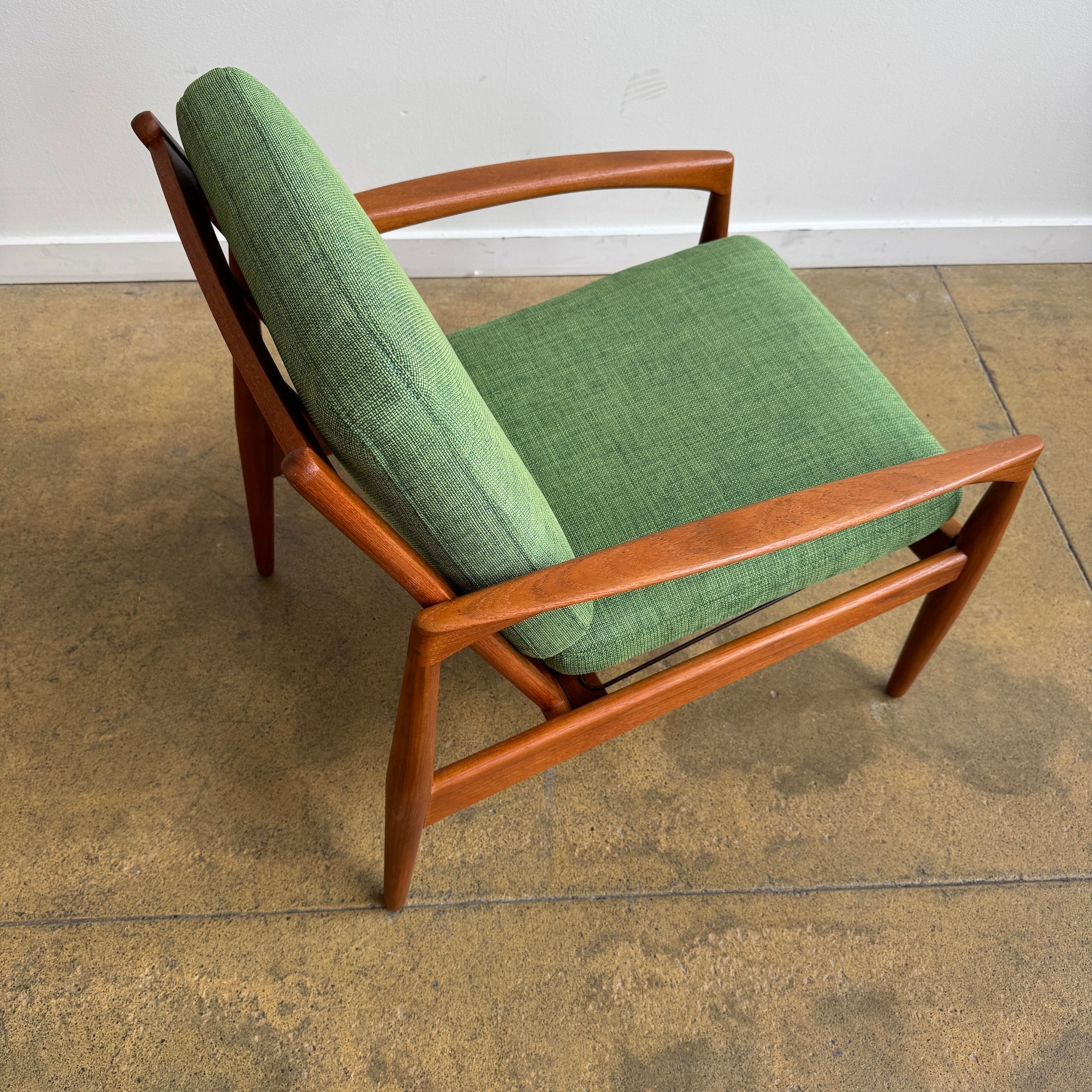 Danish Modern Kai Kristinasen Paper Knife Teak lounge chair (Two Available) - Image 6