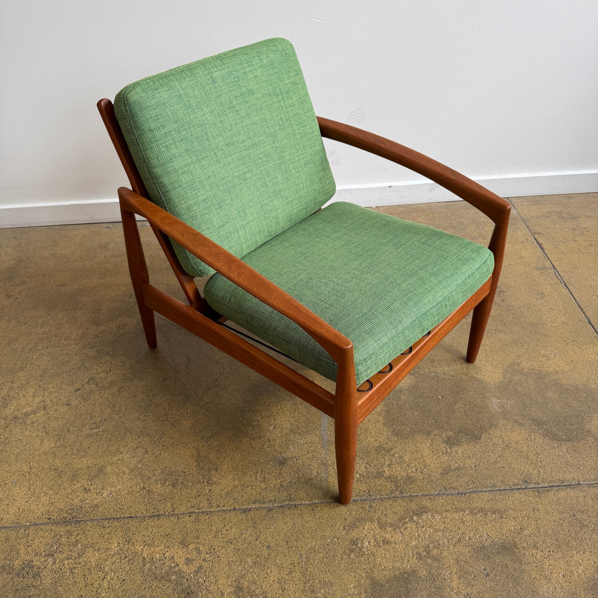 Danish Modern Kai Kristinasen Paper Knife Teak lounge chair (Two Available) - Image 7