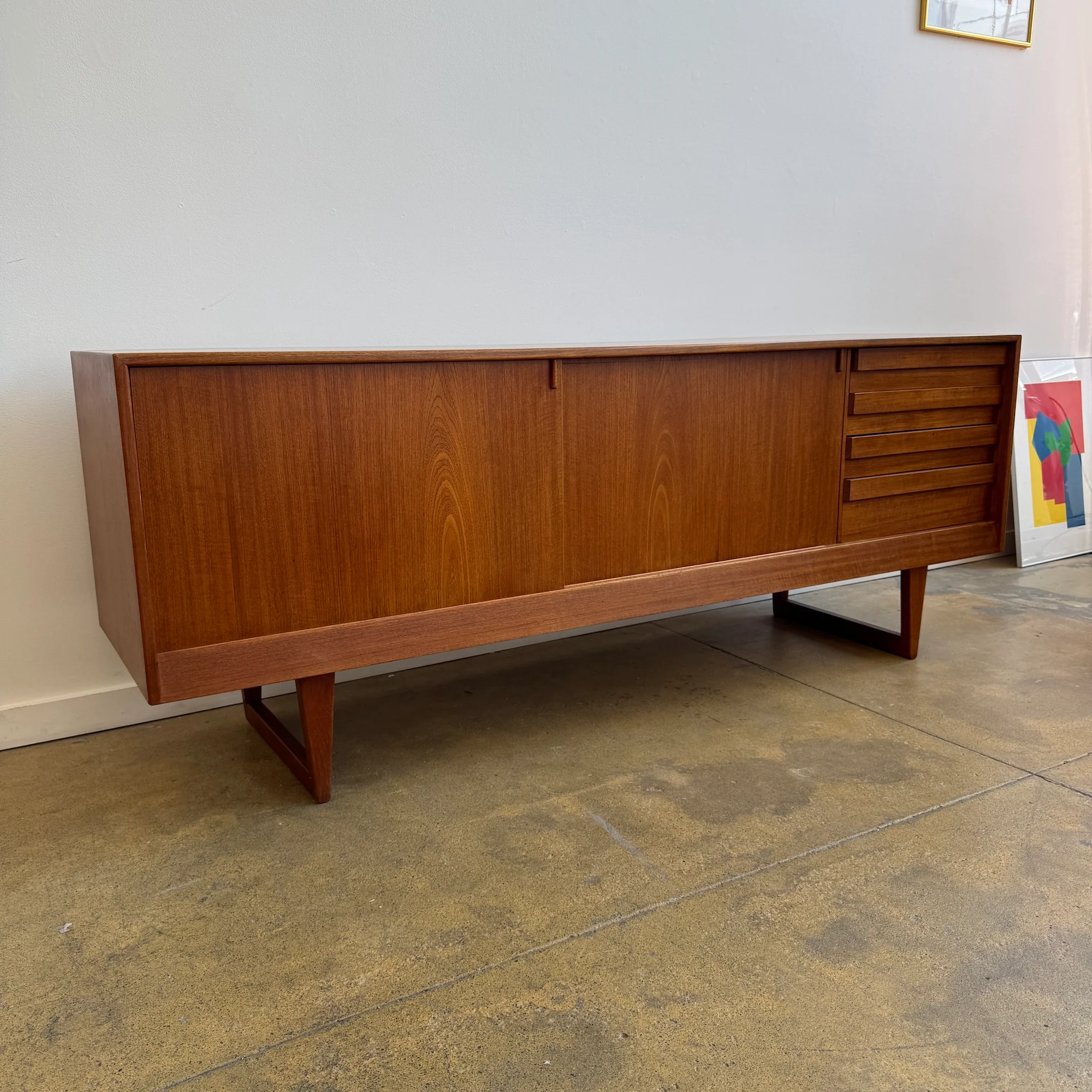 Danish Modern Kurt Østervig for KP Møbler Teak Credenza, 1960s (Refinished) - Image 2