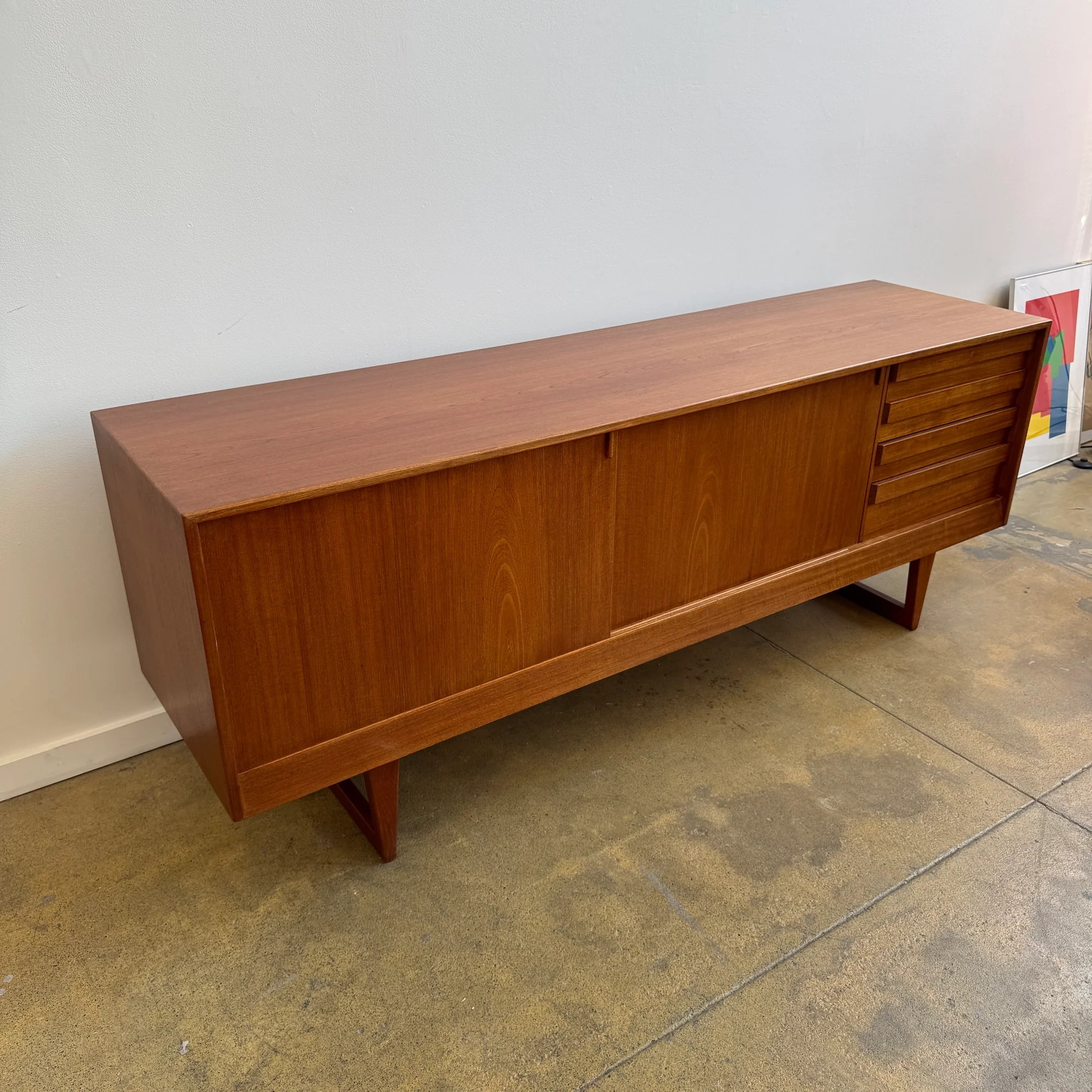Danish Modern Kurt Østervig for KP Møbler Teak Credenza, 1960s (Refinished) - Image 3