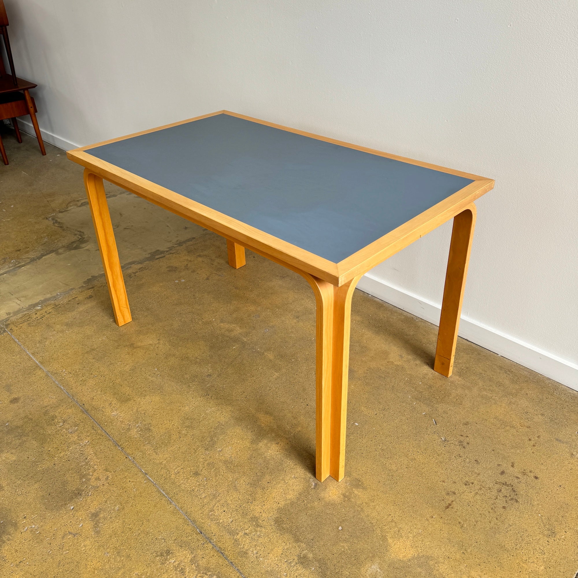 Danish Modern Magnus Olesen Birch Dining Table/ Desk - Image 3