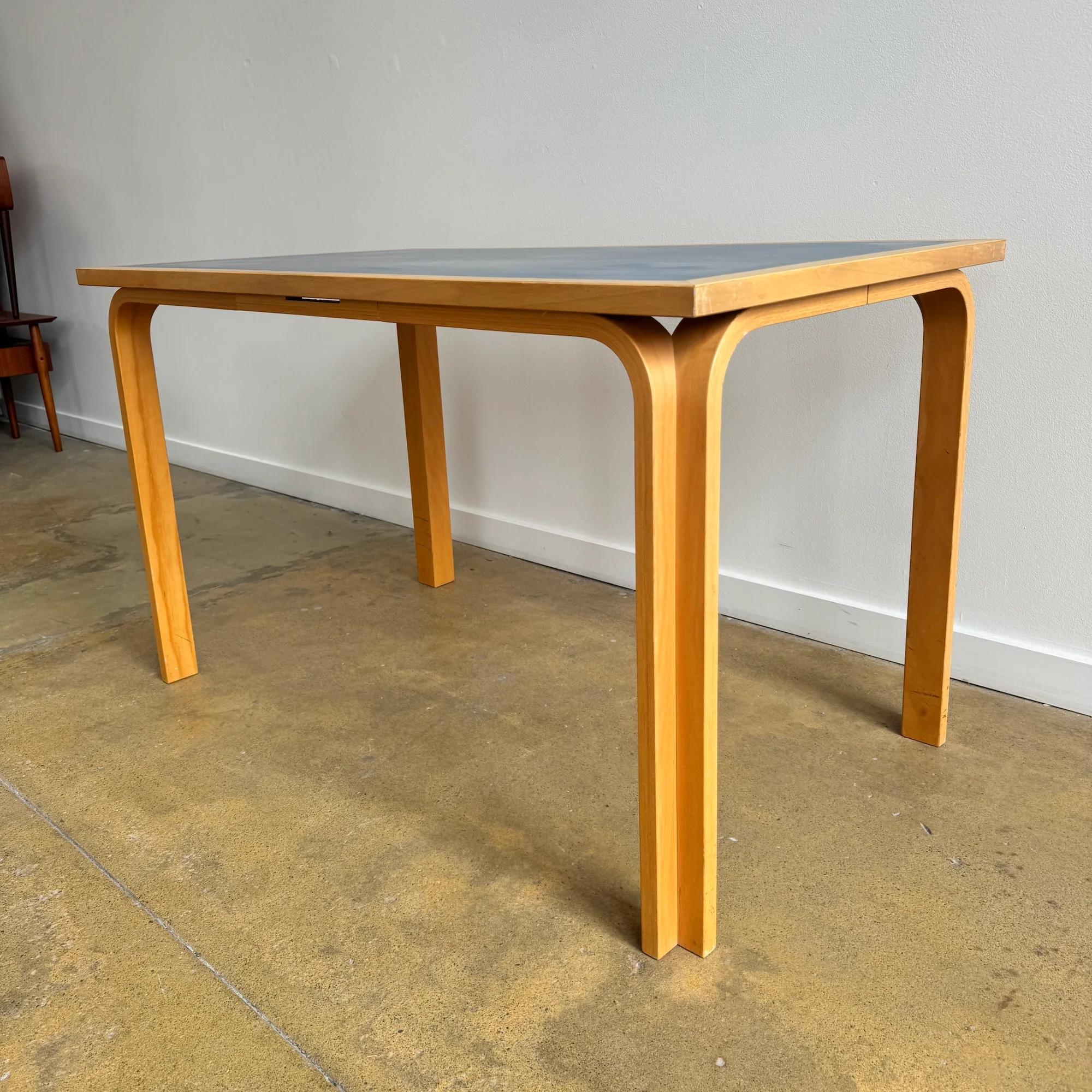 Danish Modern Magnus Olesen Birch Dining Table/ Desk - Image 4