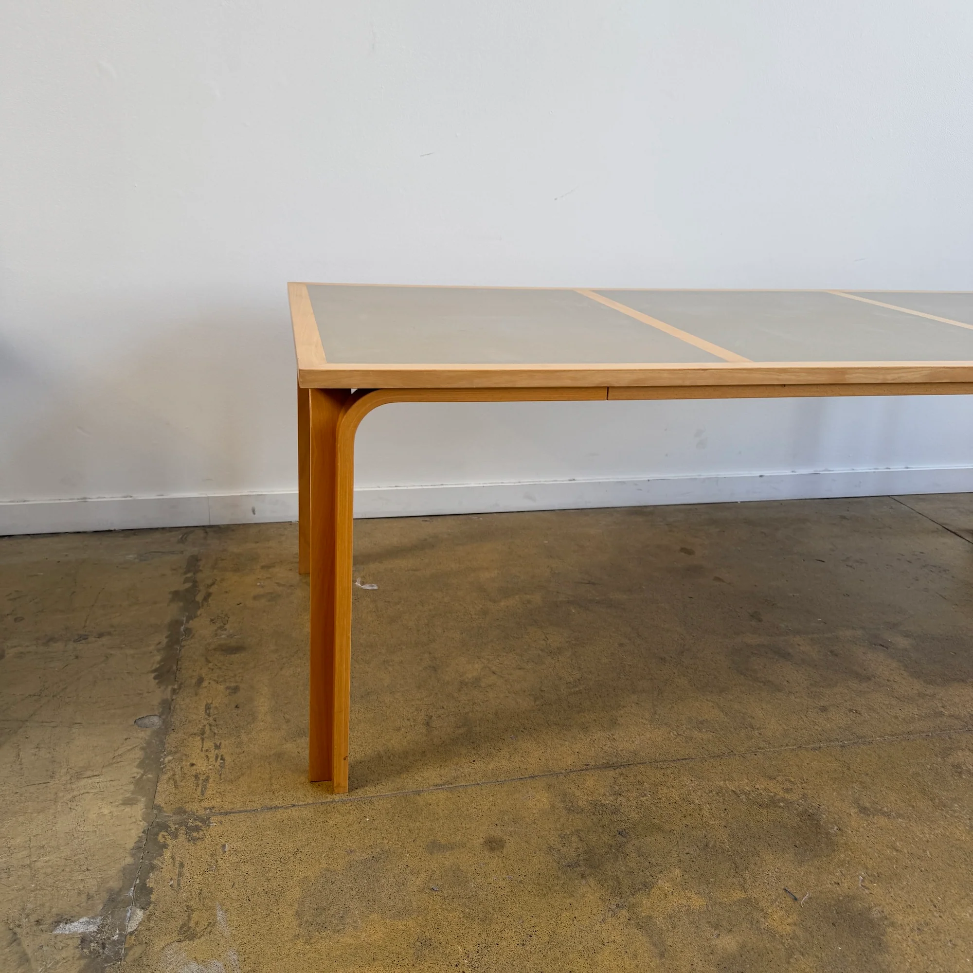 Danish Modern Magnus Olesen Birch Dining Table/ Desk (79.5 Length) - Image 6