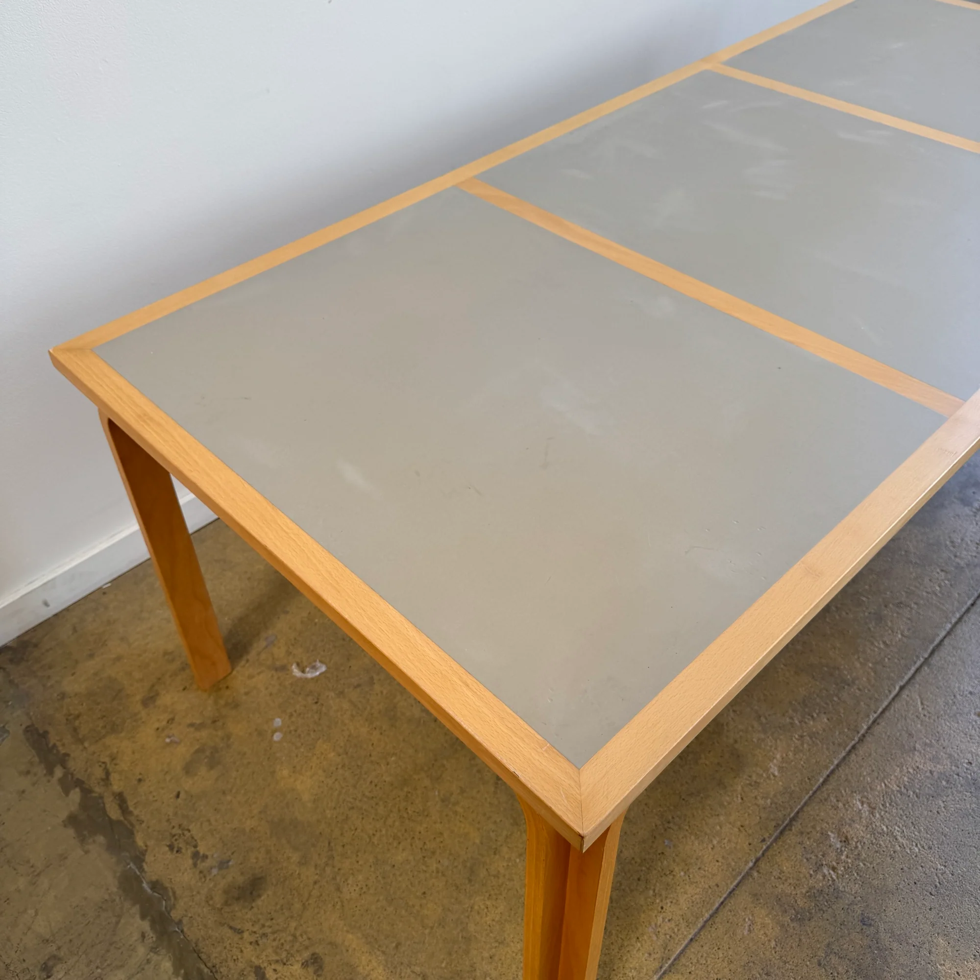 Danish Modern Magnus Olesen Birch Dining Table/ Desk (79.5 Length) - Image 8