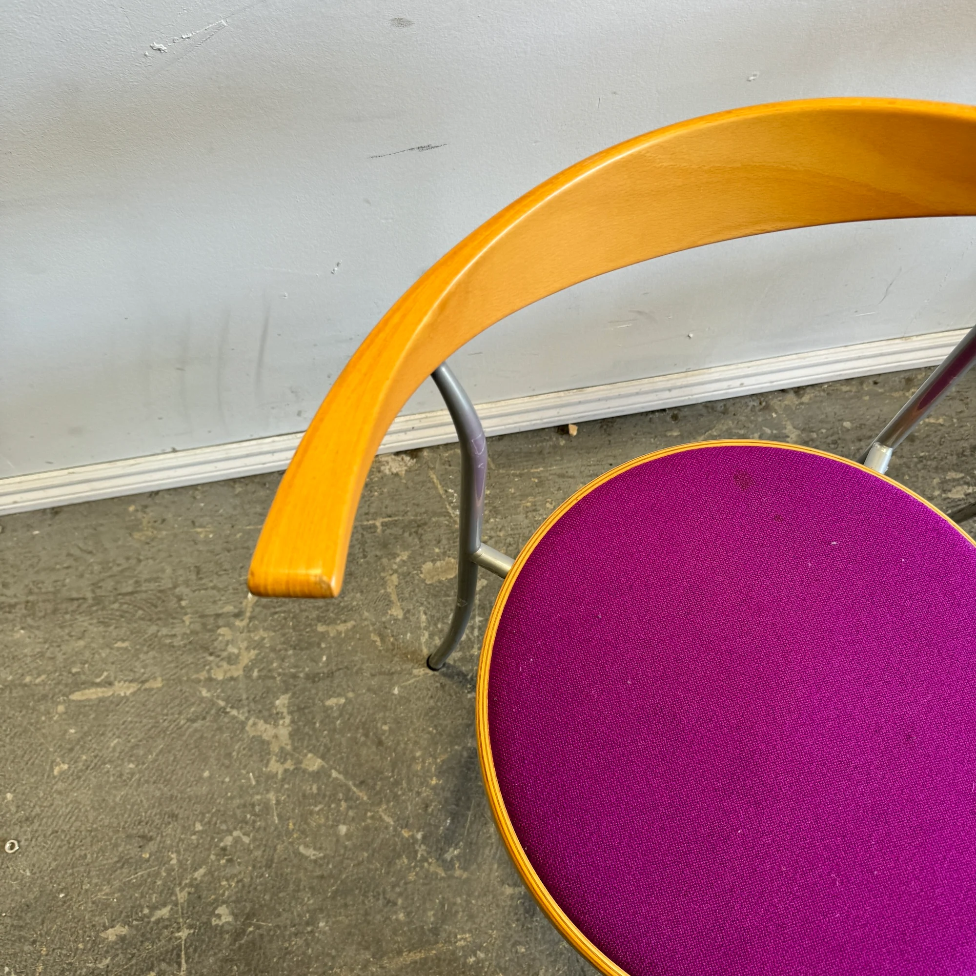 Danish Modern Magnus Olsen set of 4 stacking chairs - Image 7