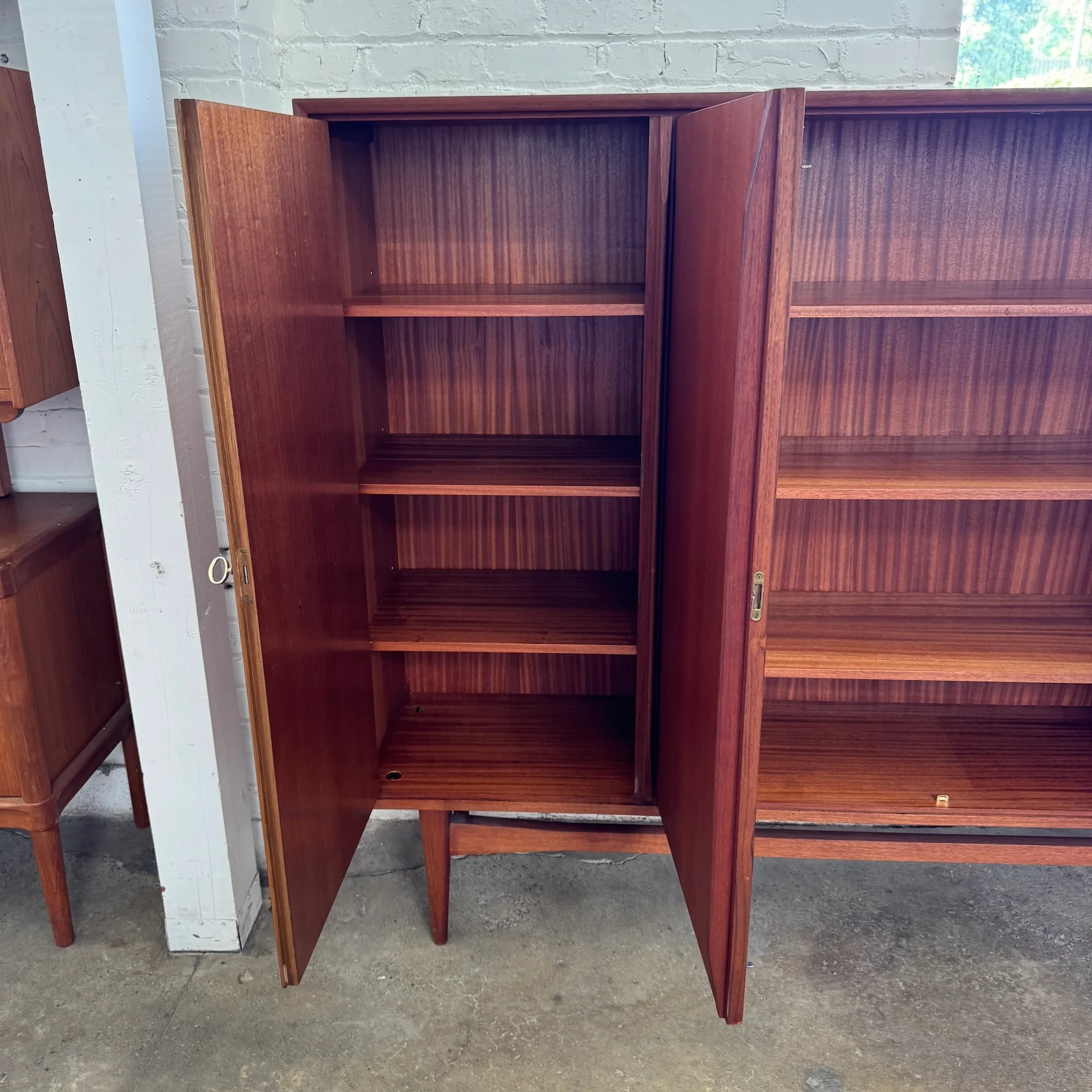 Danish Modern "Massive" Teak Cabinet by Althoff 1963 - Image 8