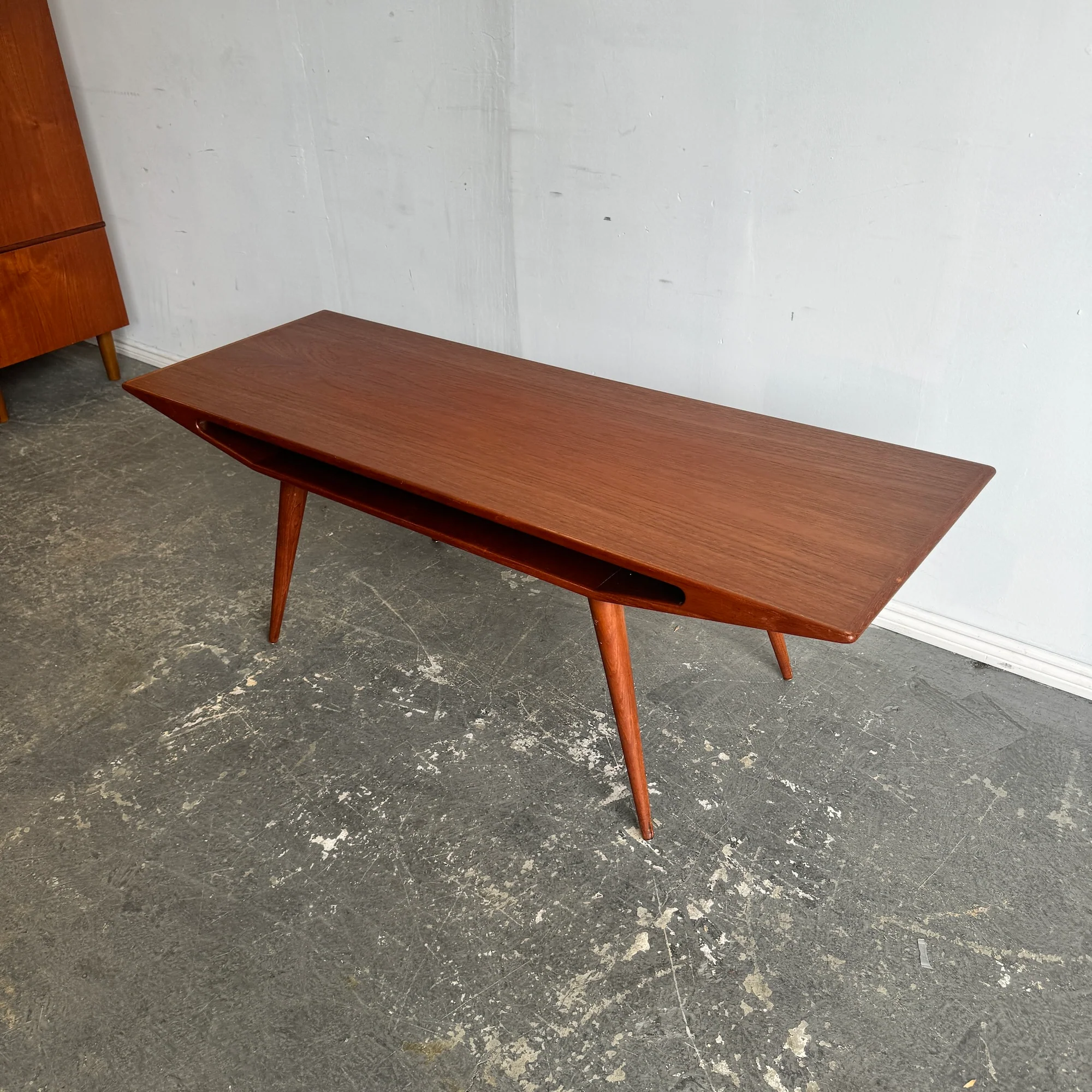 Danish Modern Model 100 Teak Coffee Table from Omann Junior - Image 4