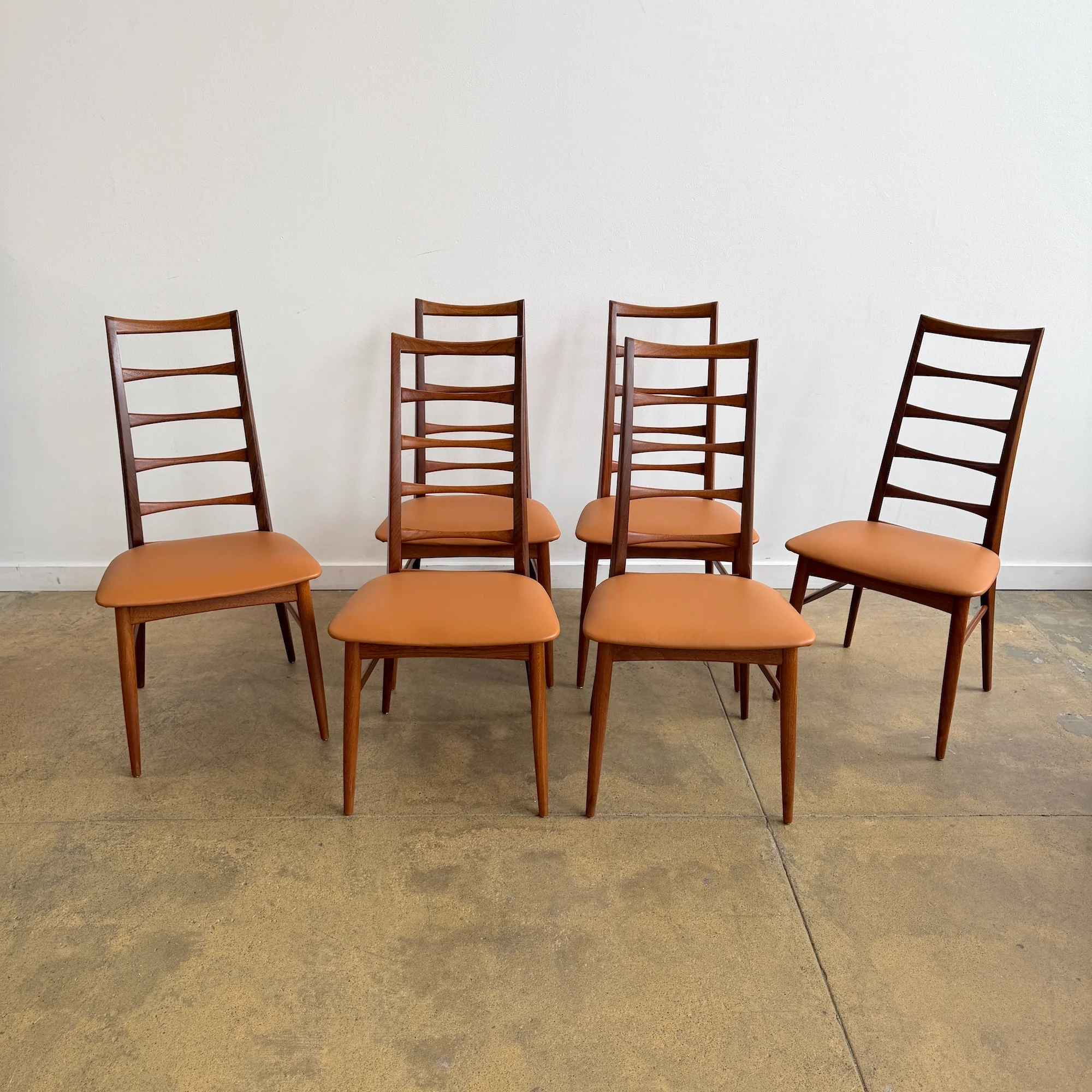 Danish Modern Niels Koefoed 6 'Lis' Dining chairs (Fully Restored) - Image 2