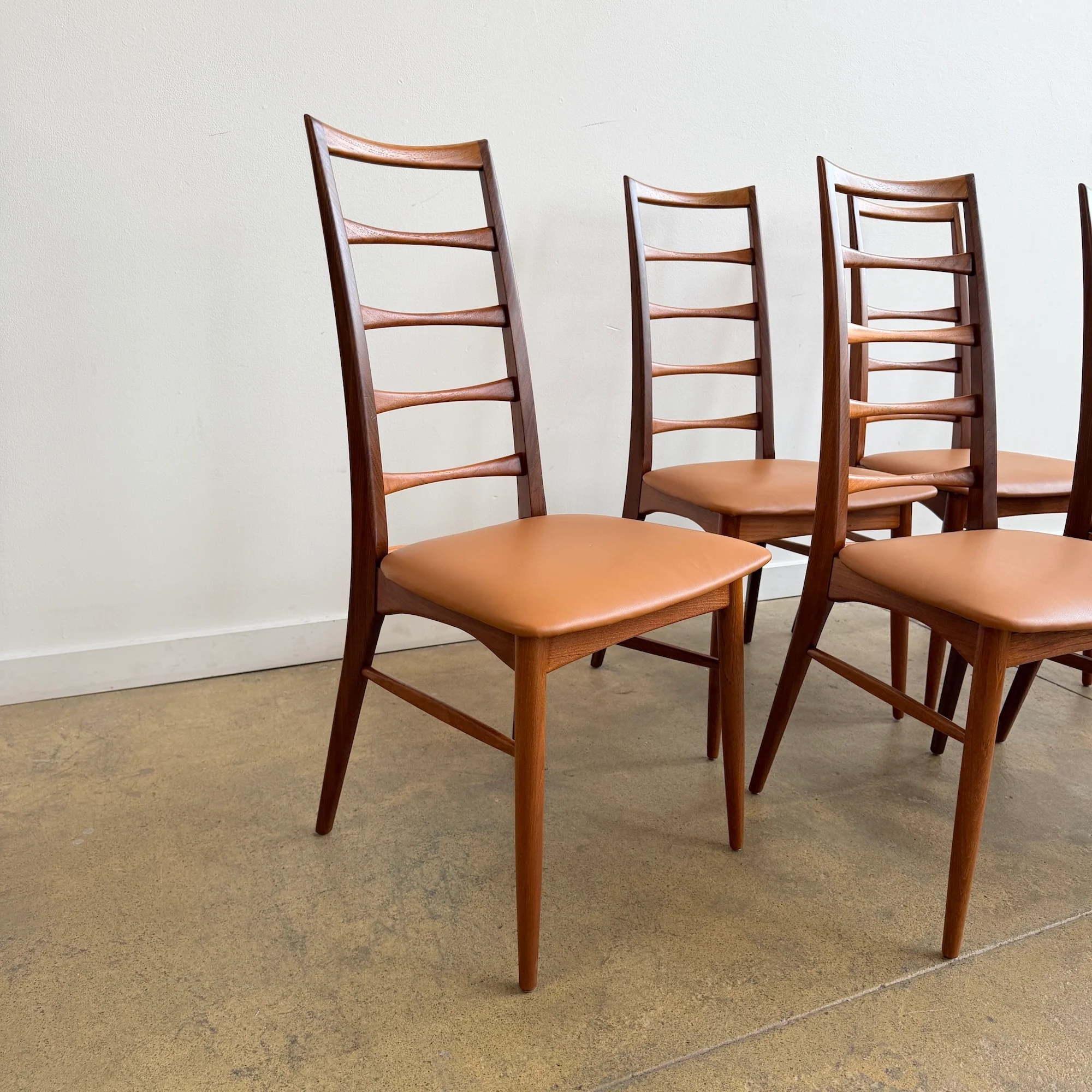 Danish Modern Niels Koefoed 6 'Lis' Dining chairs (Fully Restored) - Image 4