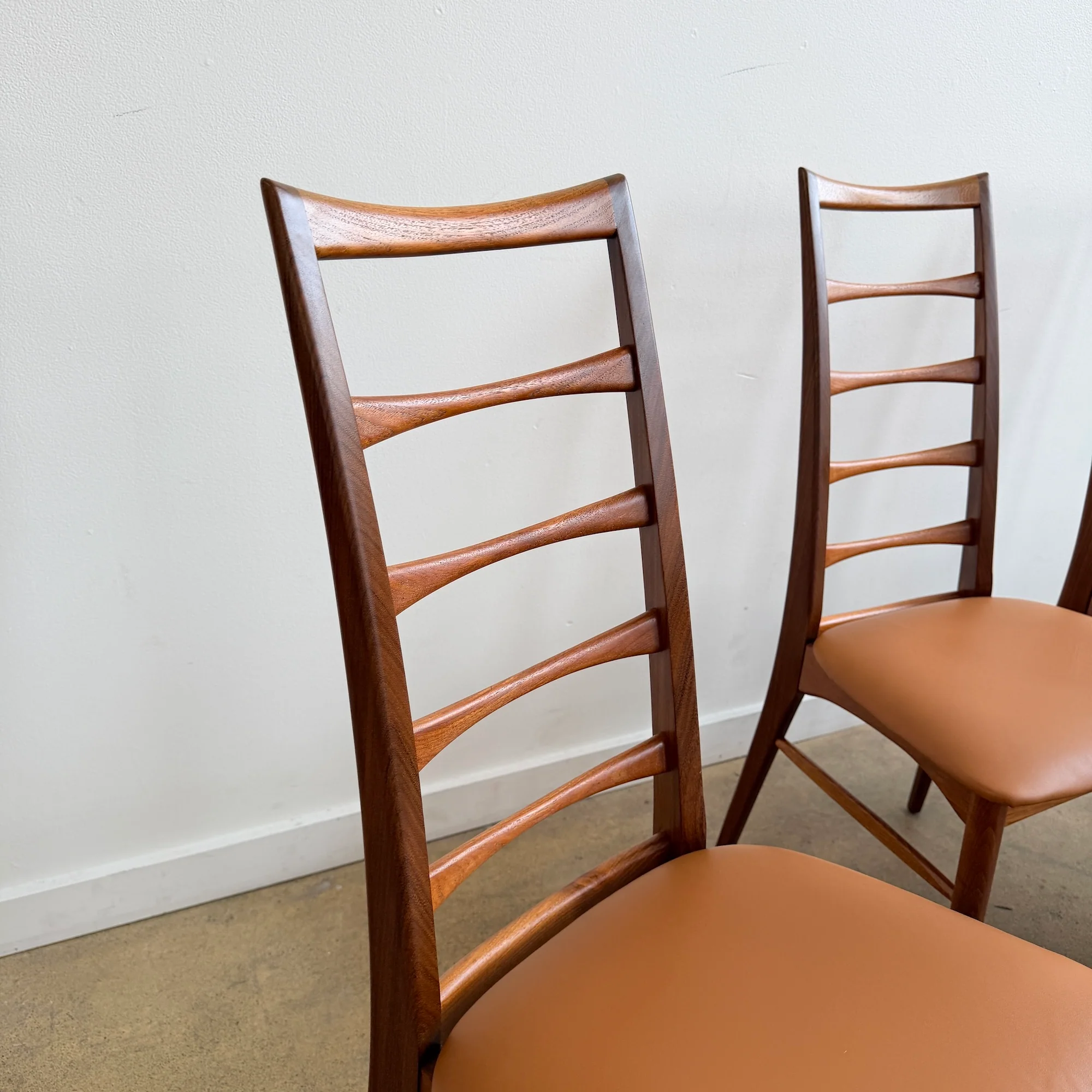 Danish Modern Niels Koefoed 6 'Lis' Dining chairs (Fully Restored) - Image 5