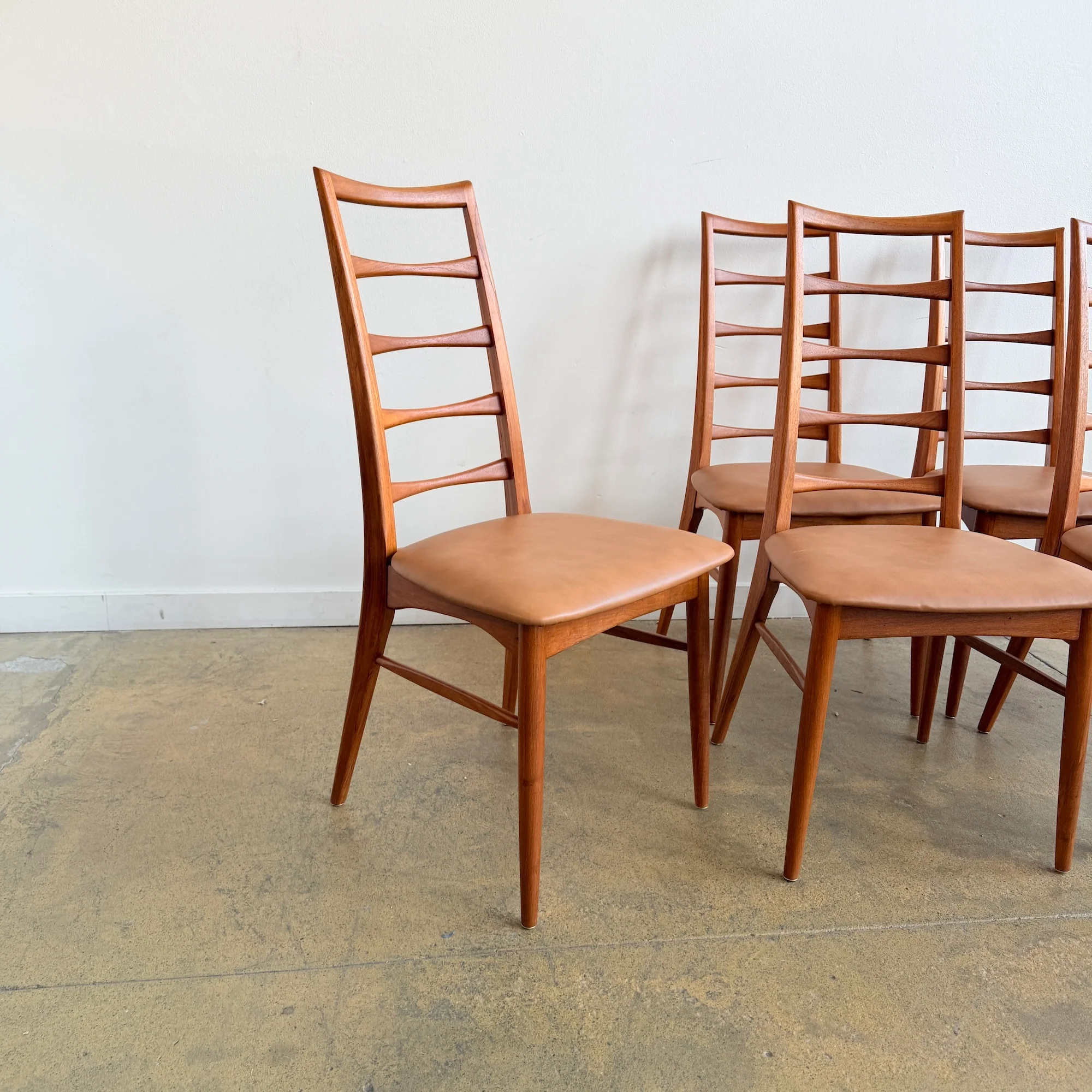 Danish Modern Niels Koefoed 6 'Lis' Dining chairs (Fully Restored) - Image 3